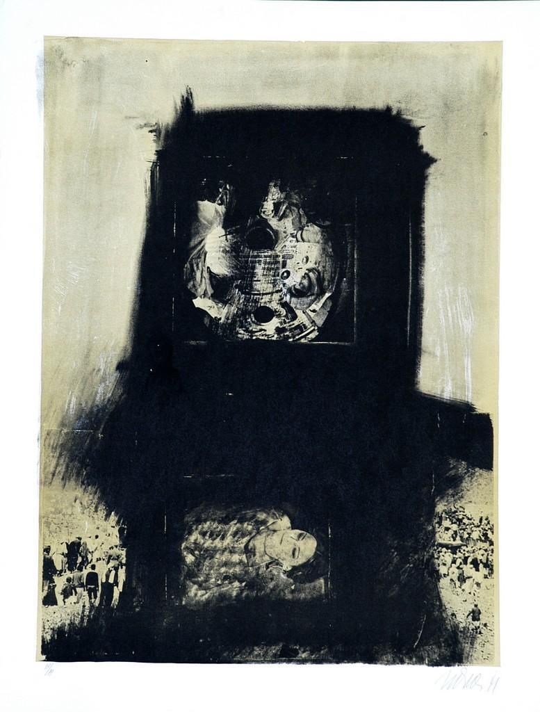 Nani Tedeschitwo Worlds   Lithograph By Nani Tedeschi   19711971