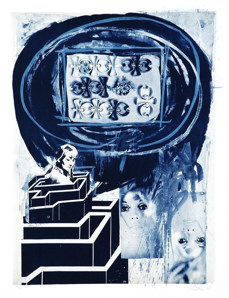 Nani Tedeschiwoman In Labyrinth   Lithograph By Nani Tedeschi   19711971