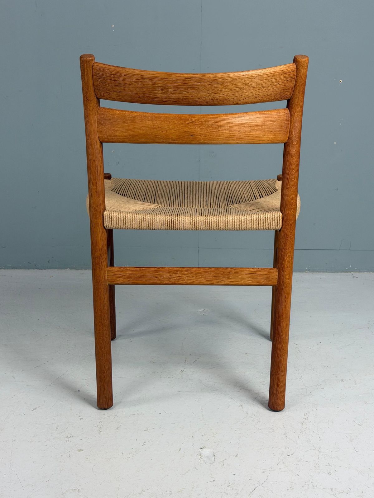 Børge Mogensen Set Of 4 "Bm 1" Dinning Oak Chairs For C.M Møbler, 1947, Denmark photo vintage