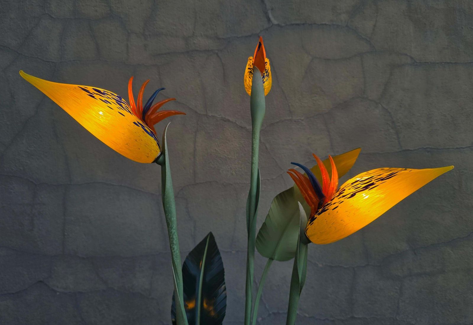 Vintage Strelitzia “Bird Of Paradise” Floor Lamp photo buy