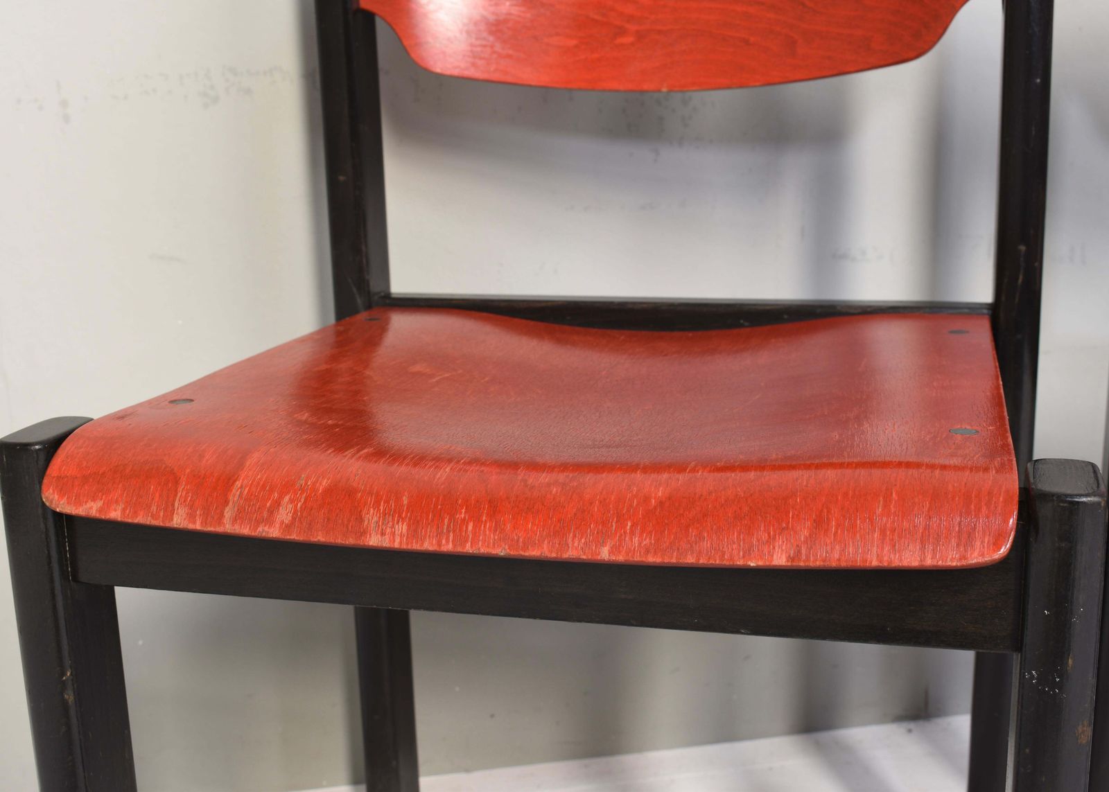 photo for sale 14x Italian Postmodern Stacking Chairs In Sottsass Memphis Style   Italy, 1970's