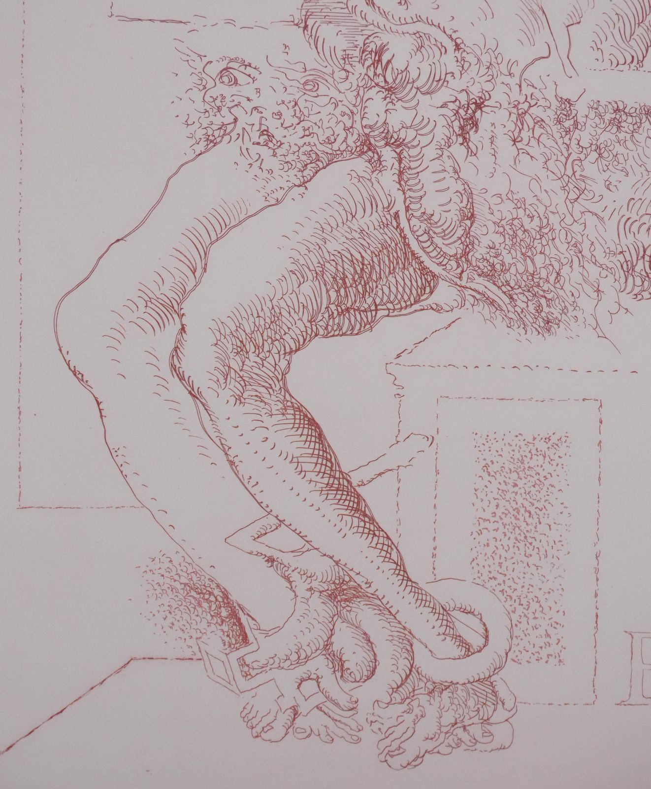 Popovic Ljubathe Major Of The Vastness   Original Handsigned Etching1975 photo Art