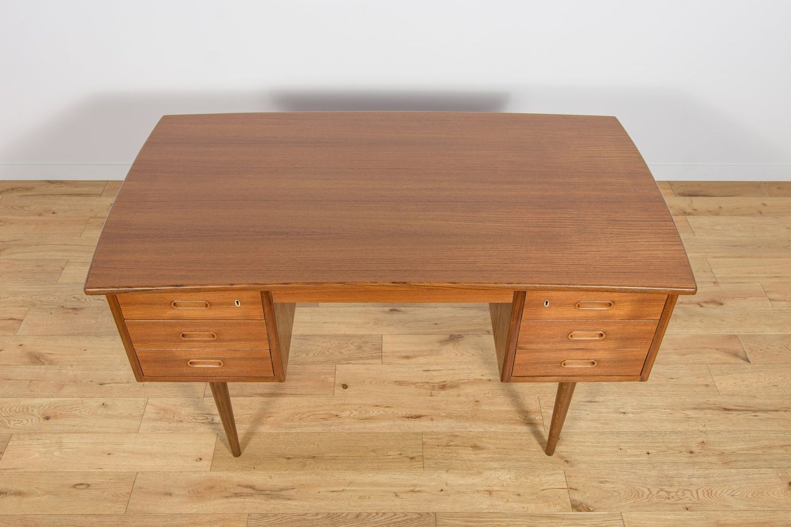 Mid Century Modern Teak Desk From Edmund Jorgensen, Denmark, 1960s photo vintage