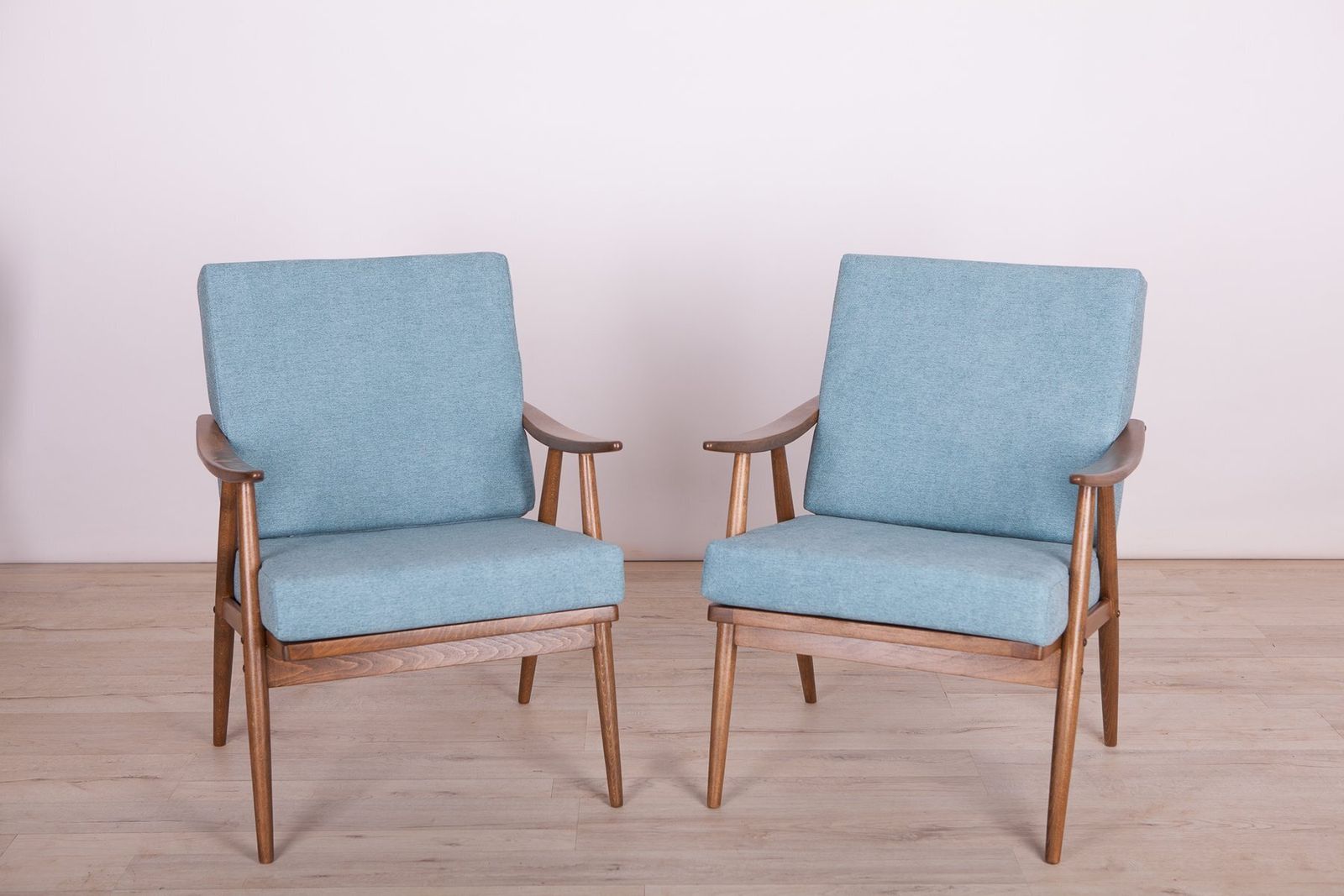 Vintage Lounge Chairs From Ton, Czech, 1960s, Set Of 2