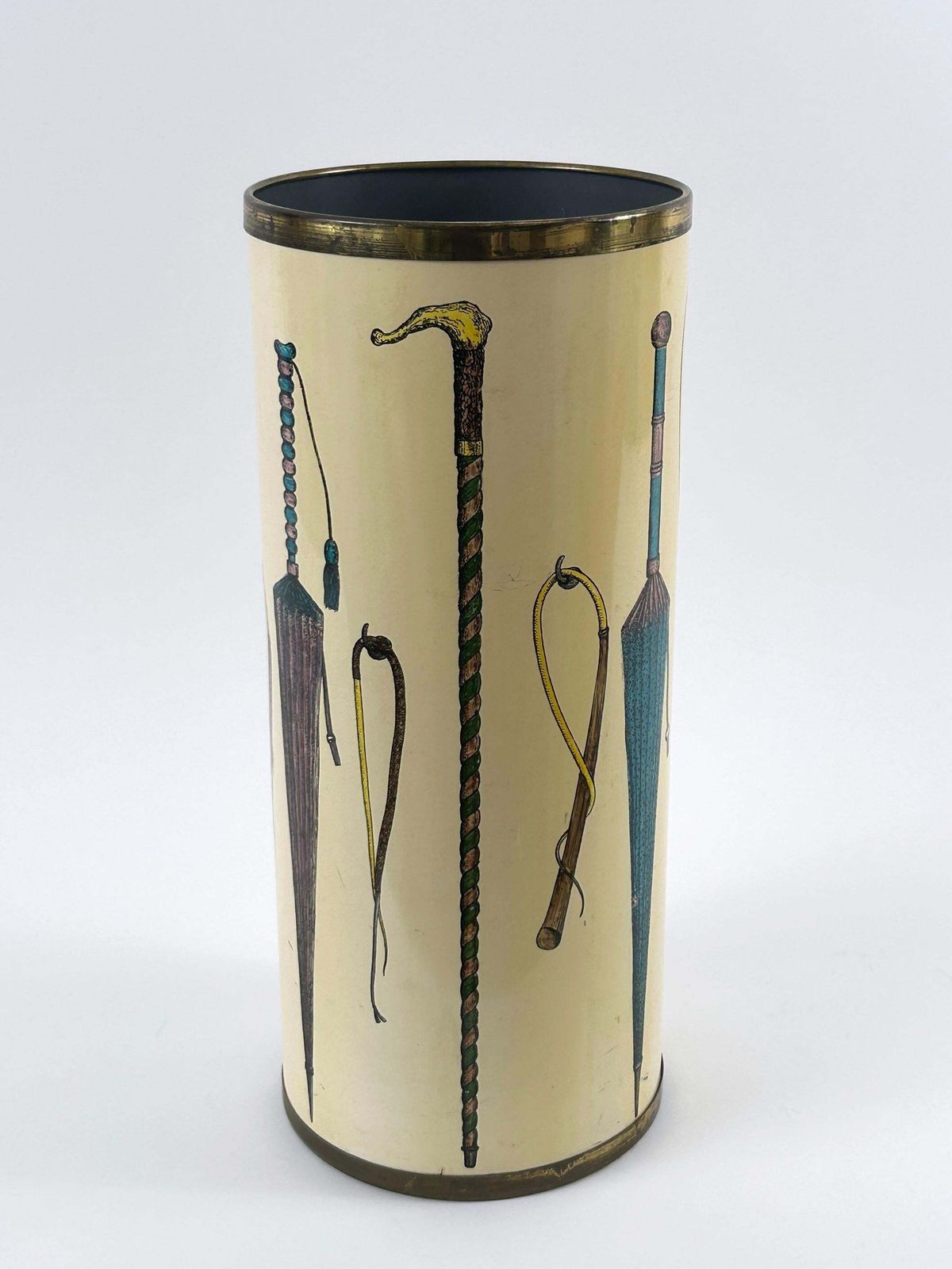 photo furniture Early Mid Century Modern Bastoni Umbrella Stand By Bucciarelli Milano 1950s
