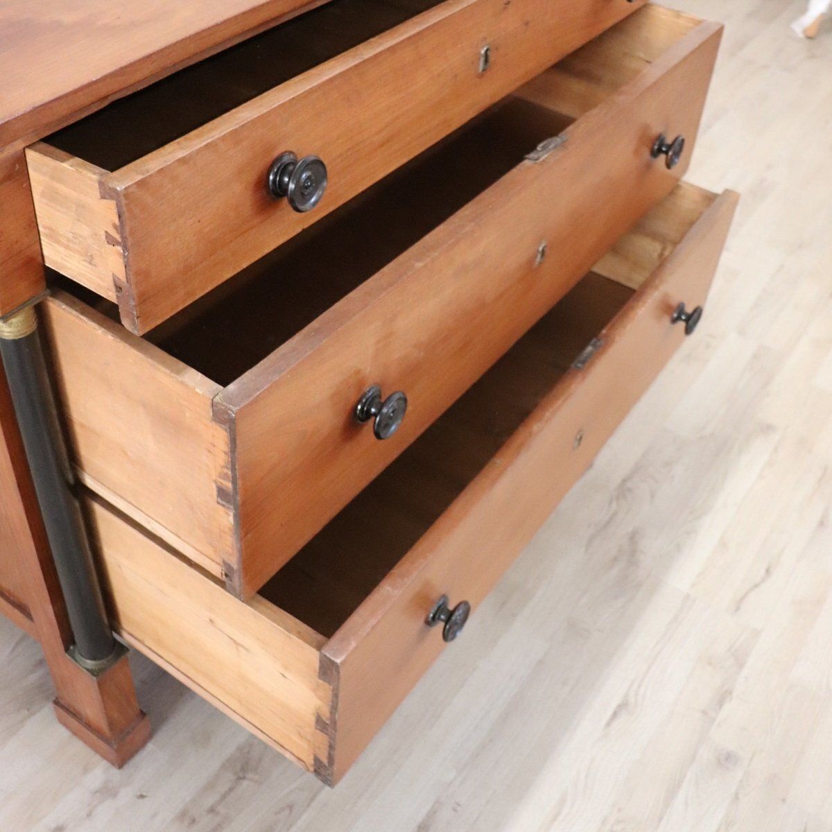 Antique Early 19th Century Walnut Chest Of Drawers photo furniture