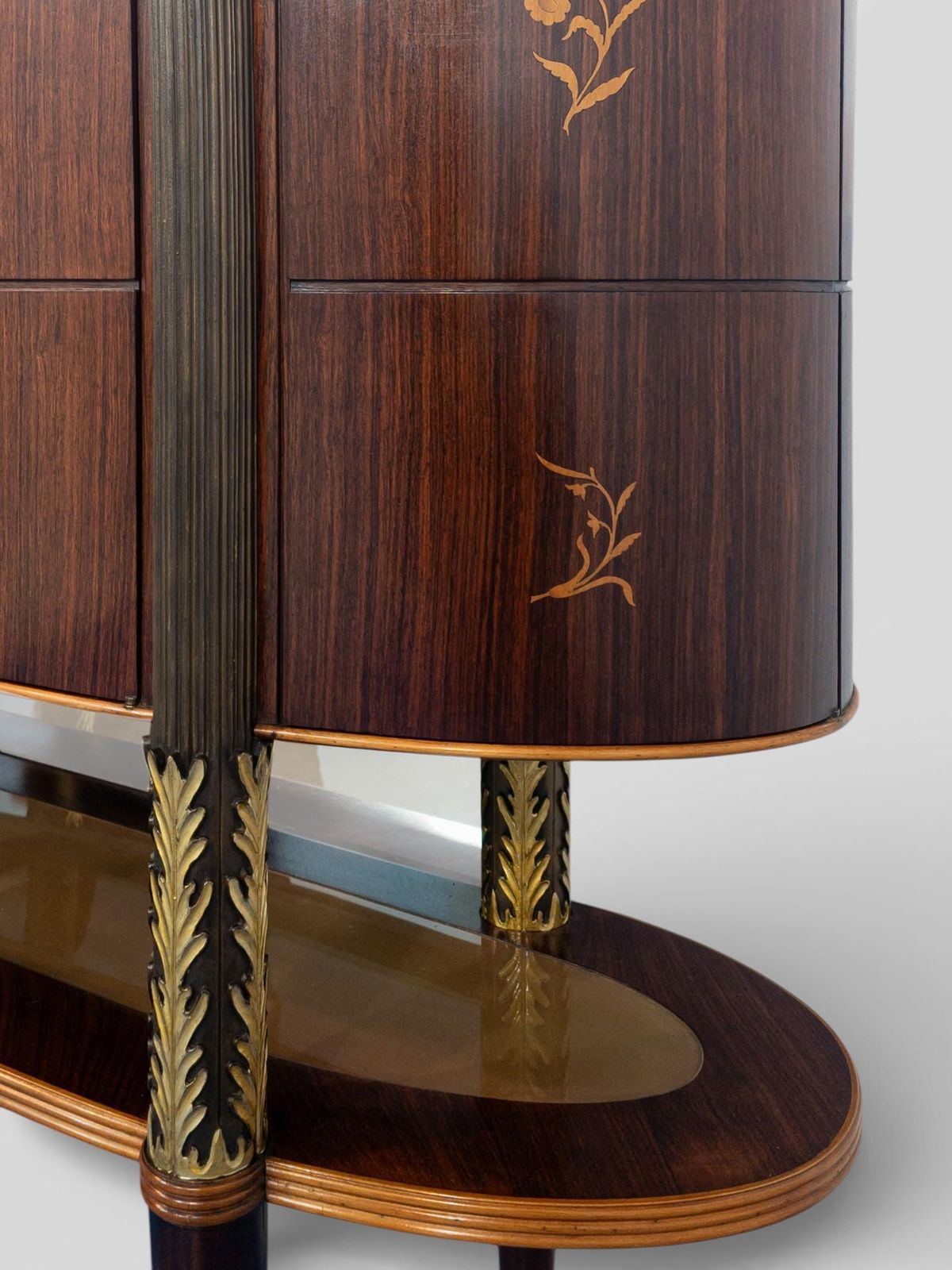 photo for sale Italian Mid Century Sideboard Or Cabinet Bar Designed By Pierluigi Colli, 1940s