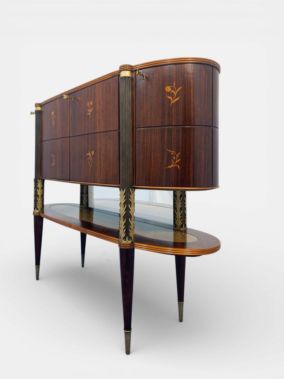9767.0 Italian Mid Century Sideboard Or Cabinet Bar Designed By Pierluigi Colli, 1940s photo