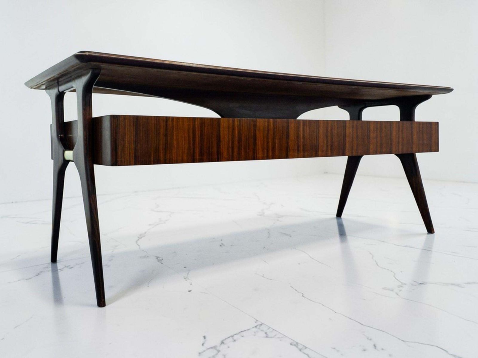 Italian Mid Century Executive Desk Designed By Vittorio Dassi In 1950s photo 9565.0