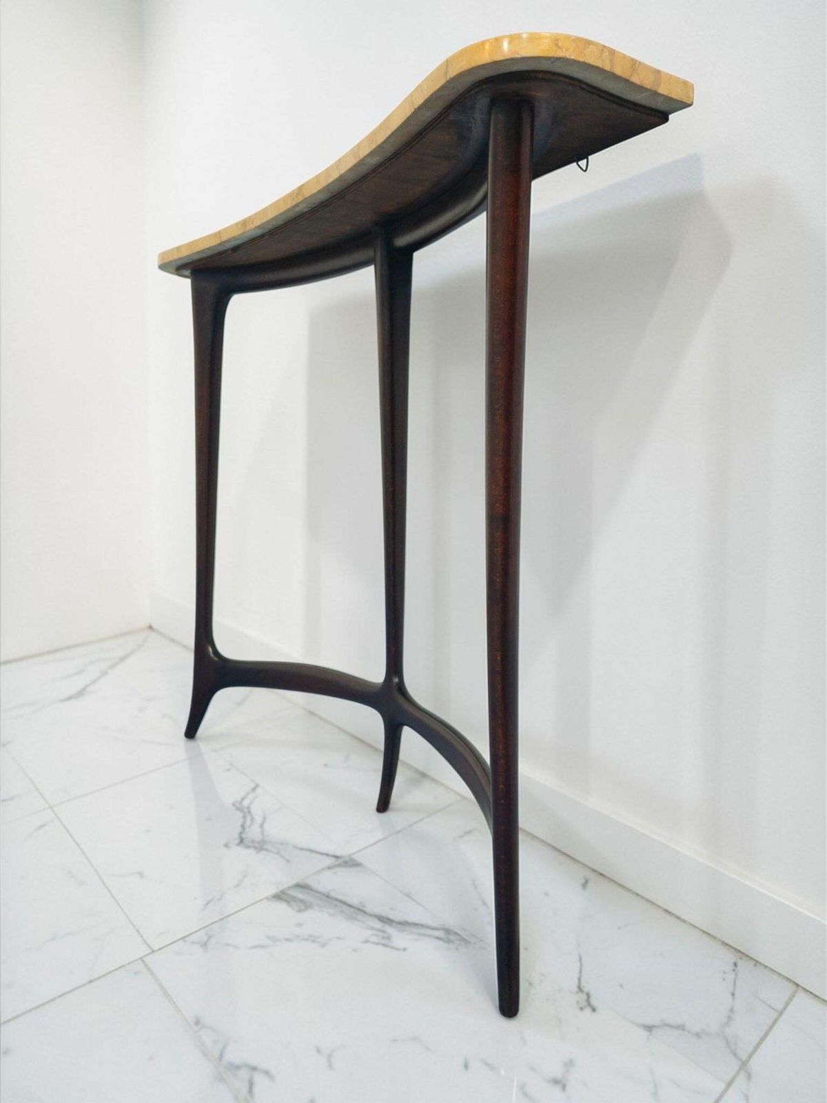 photo vinterior Italian Mid Century Console Table Designed By Ezio Minotti In 1950s.