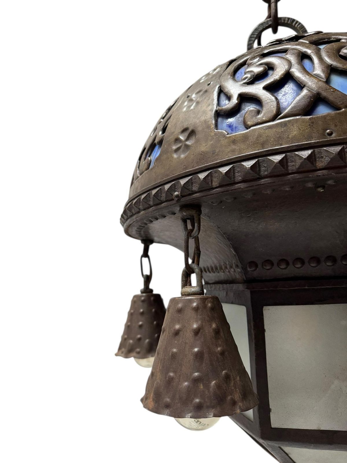 Vienna Secession Art Nouveau Chandelier Austria, 1900s photo vinterior