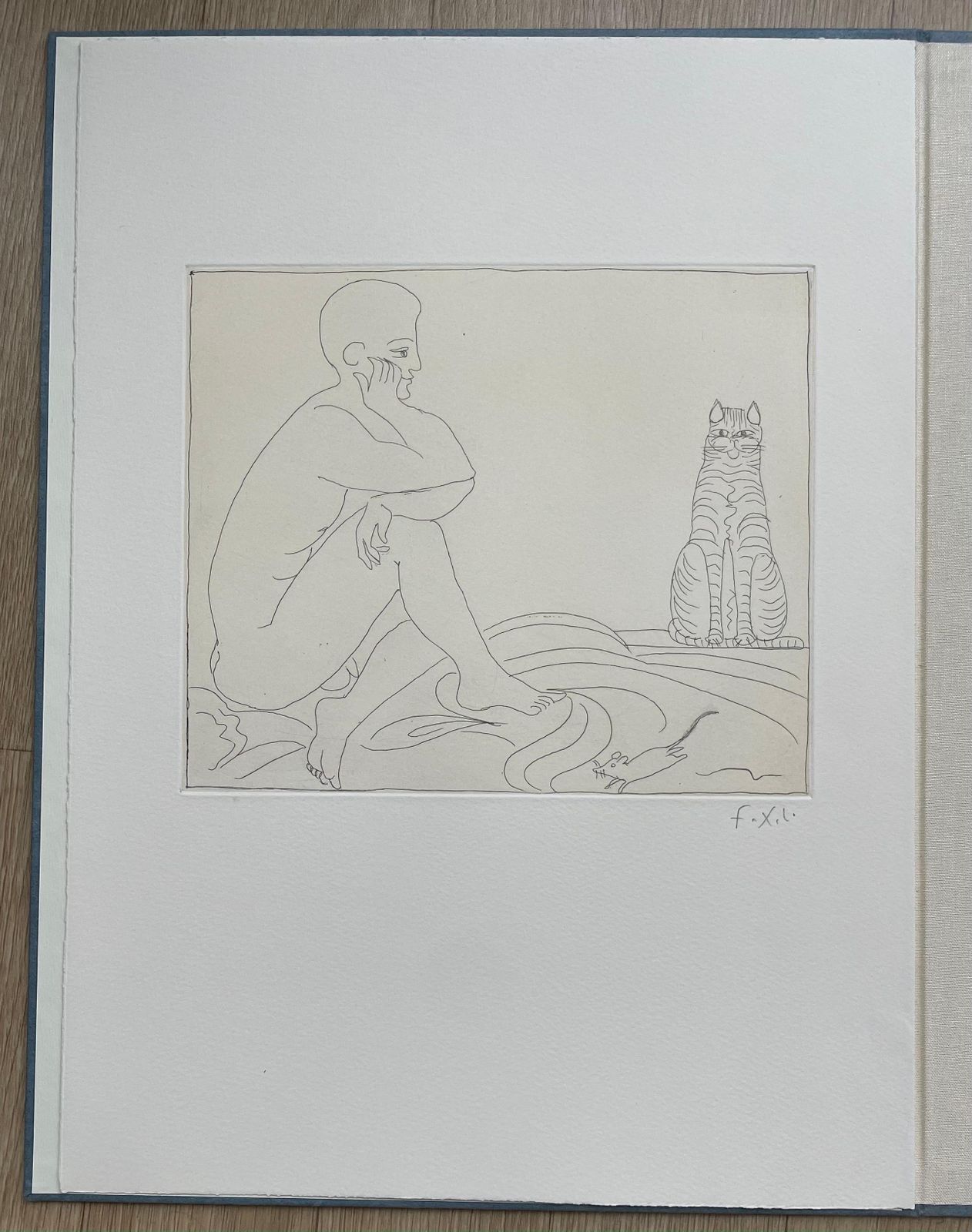 Claude And Francois Xavier Lalannefrancois Xavier Lalanne (1927 2008) Cat, Mouse And Seated Man, 20022005 photo buy