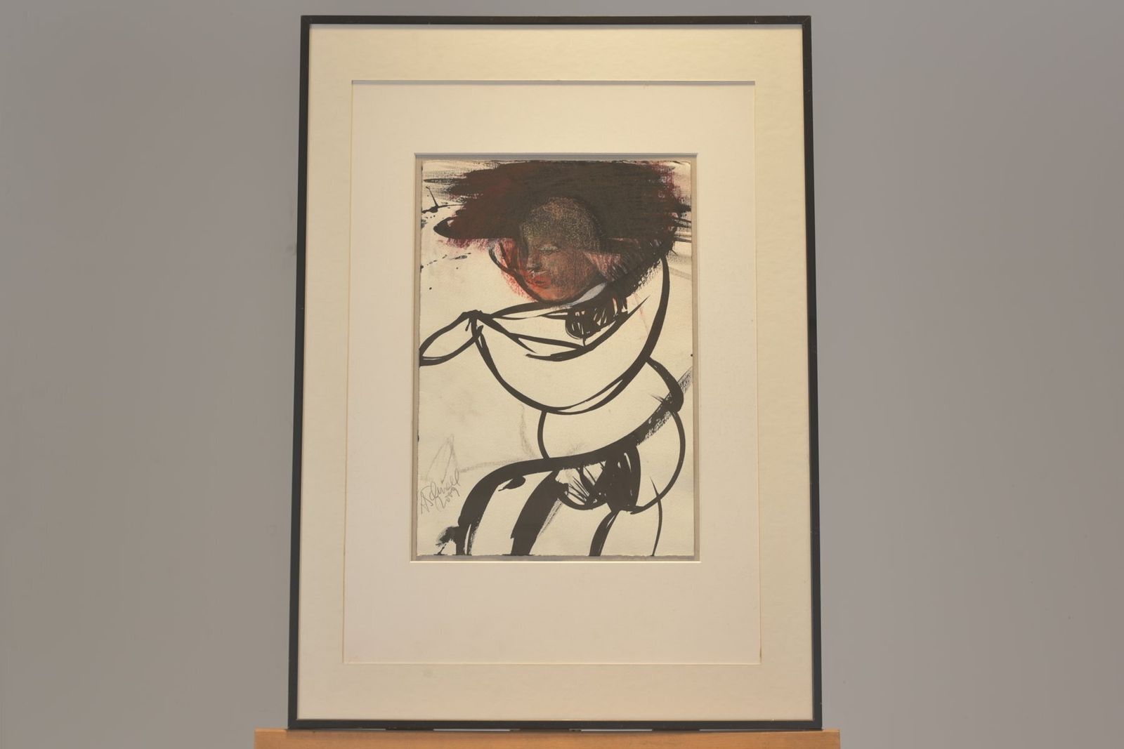 Abstract Figure, A. Schnell, 2009, Mixed Media