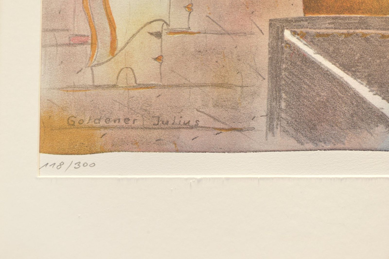 Goldener Julius, Lithograph, Falko Hamm photo buy