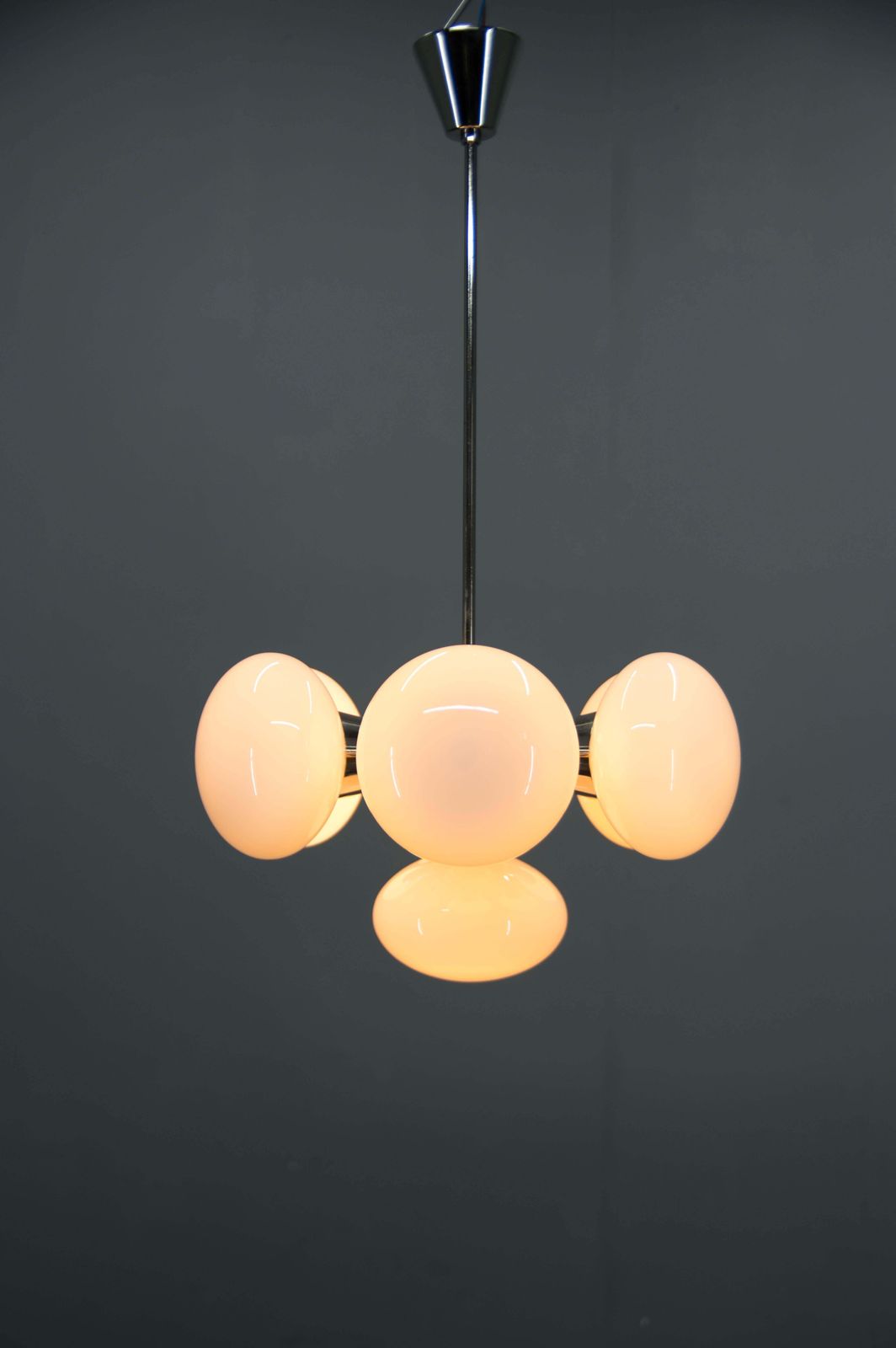Space Age Chandelier Sputnik By Kamenicky Senov, 1970s photo Lighting