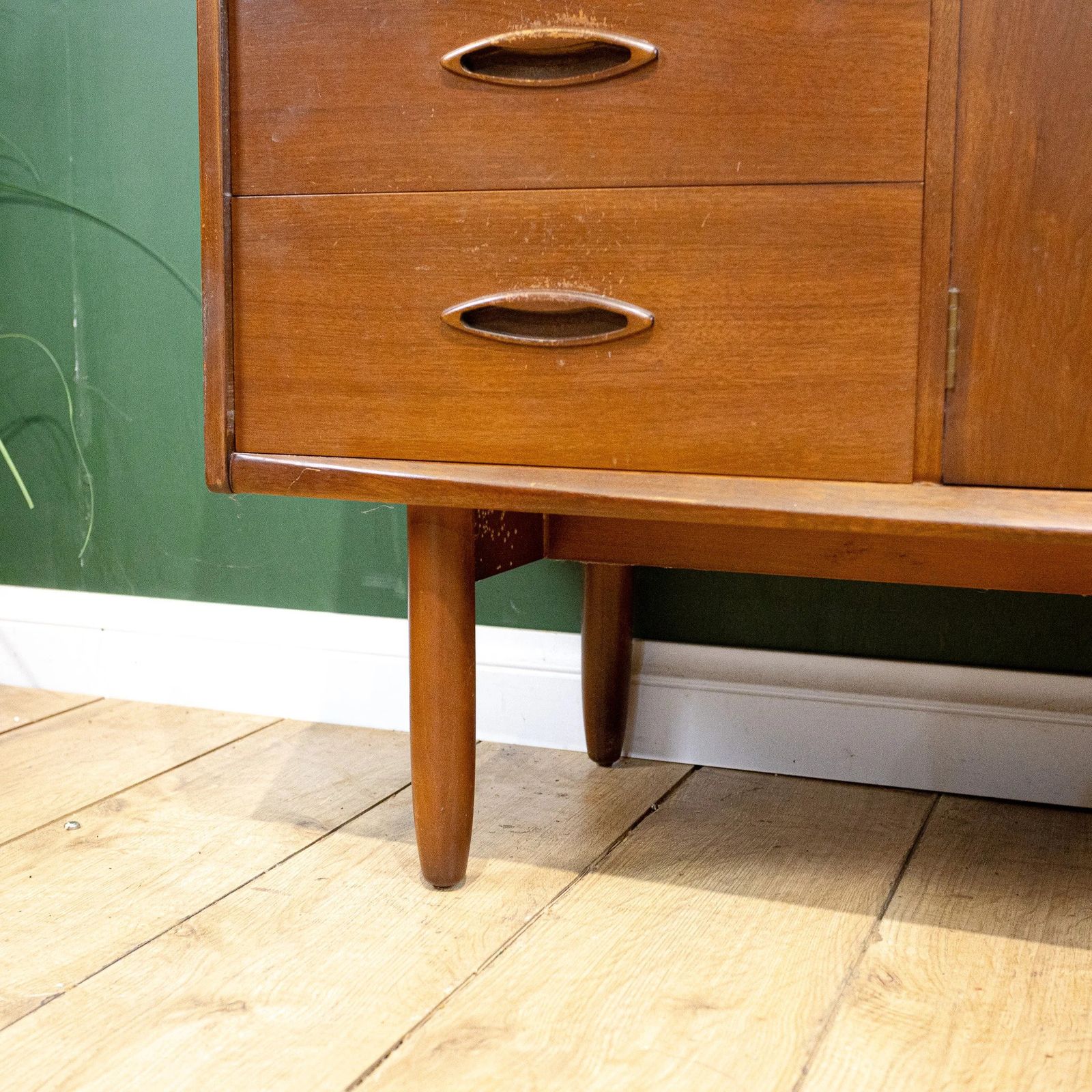 Jentique Teak Mid Century Highboard Cocktail Cabinet photo for sale