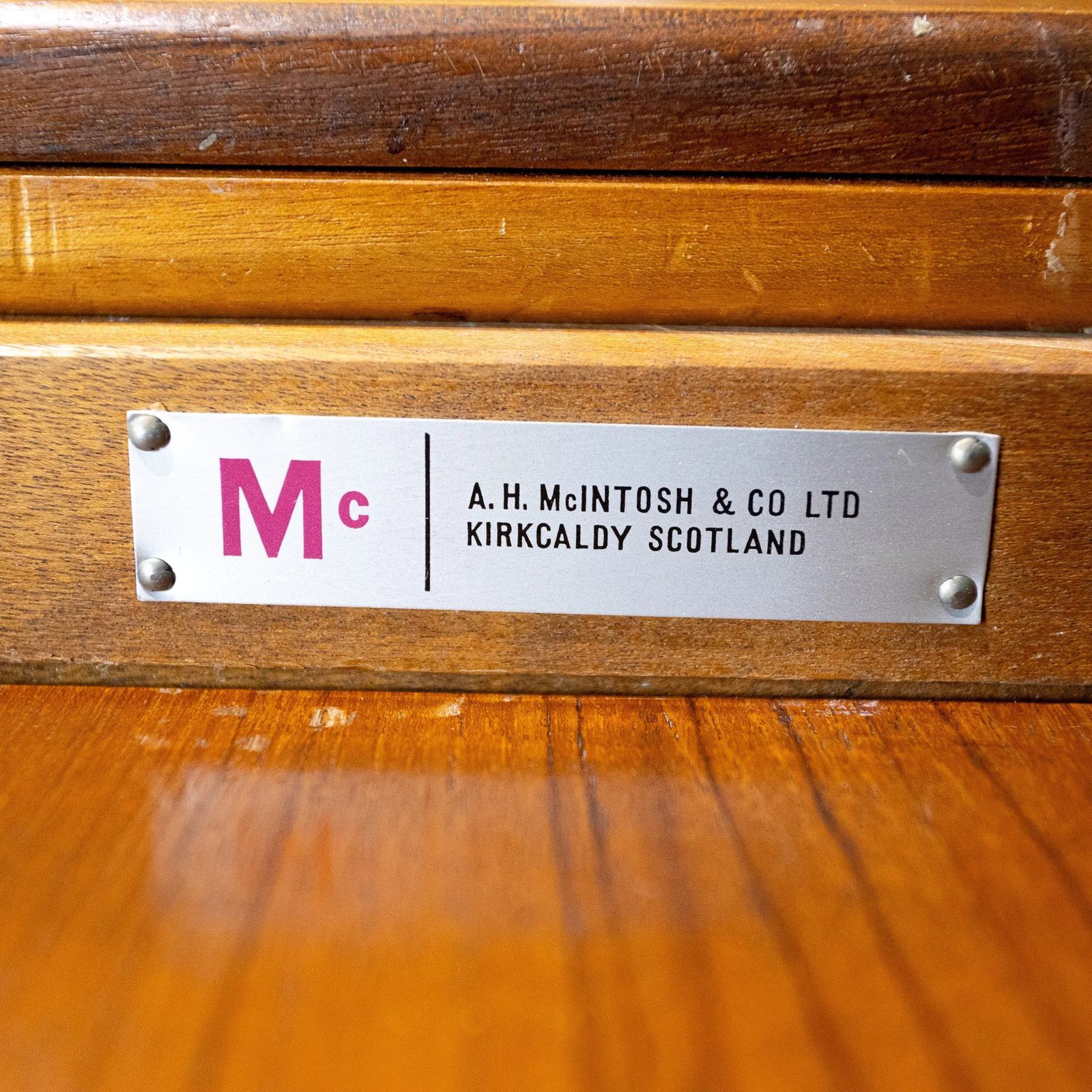 McIntosh Tristor Folding Nest Of Tables photo vintage