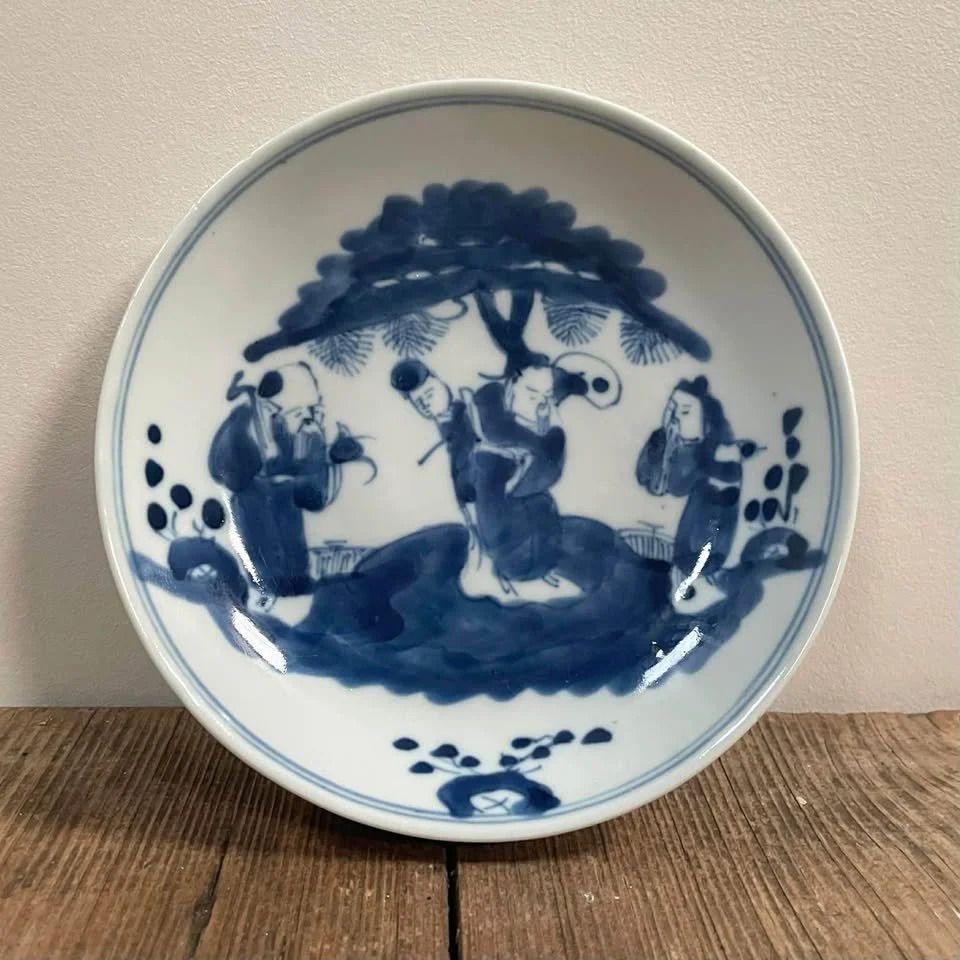 Chinese Qing Dynasty Immortal Plate