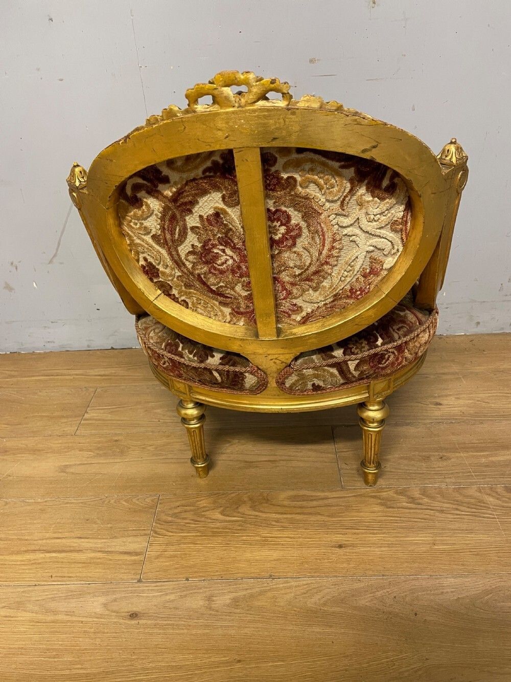 C19th Carved Giltwood Nursing Chair photo buy
