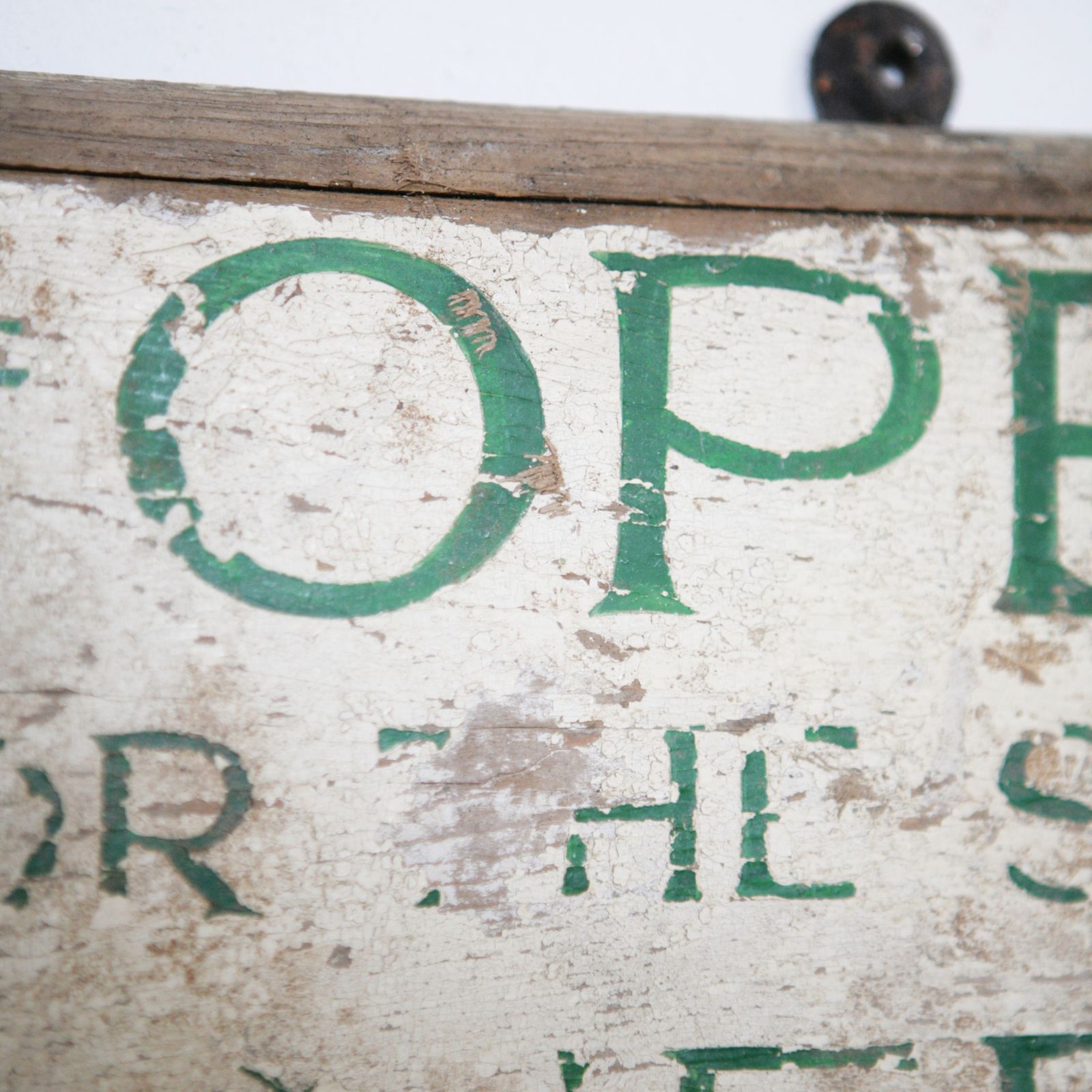 ‘Tobacco & Cigarettes’ Hand Painted Shop Sign photo Art