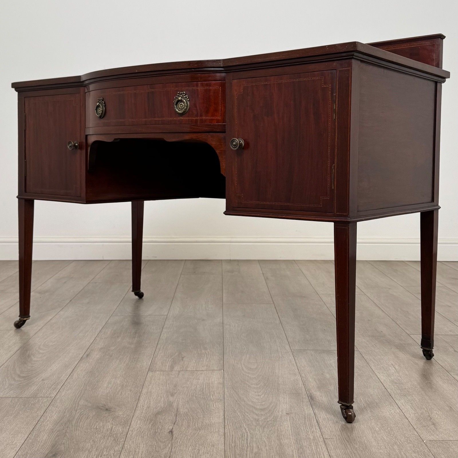 Antique 20th Century Edwardian Writing Table In Mahogany ( Af 5227 ) photo for sale