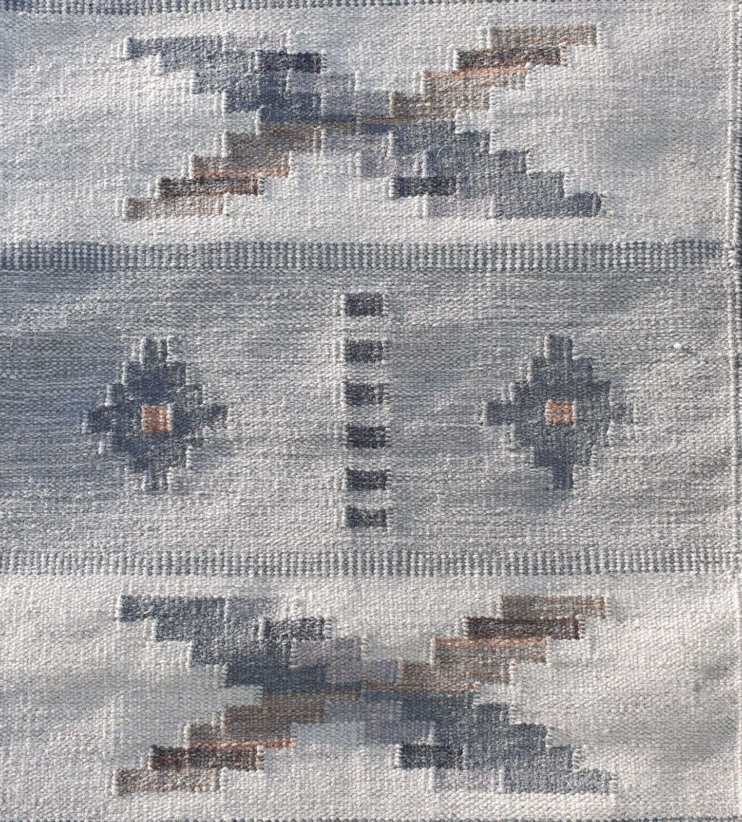 A Vintage Swedish Flatweave Rollakan Runner. 1960s. photo buy