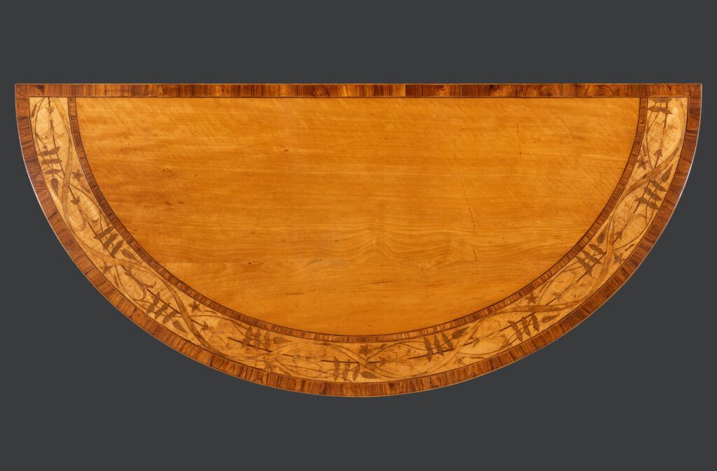 George III Satinwood Table, 1700s photo for sale