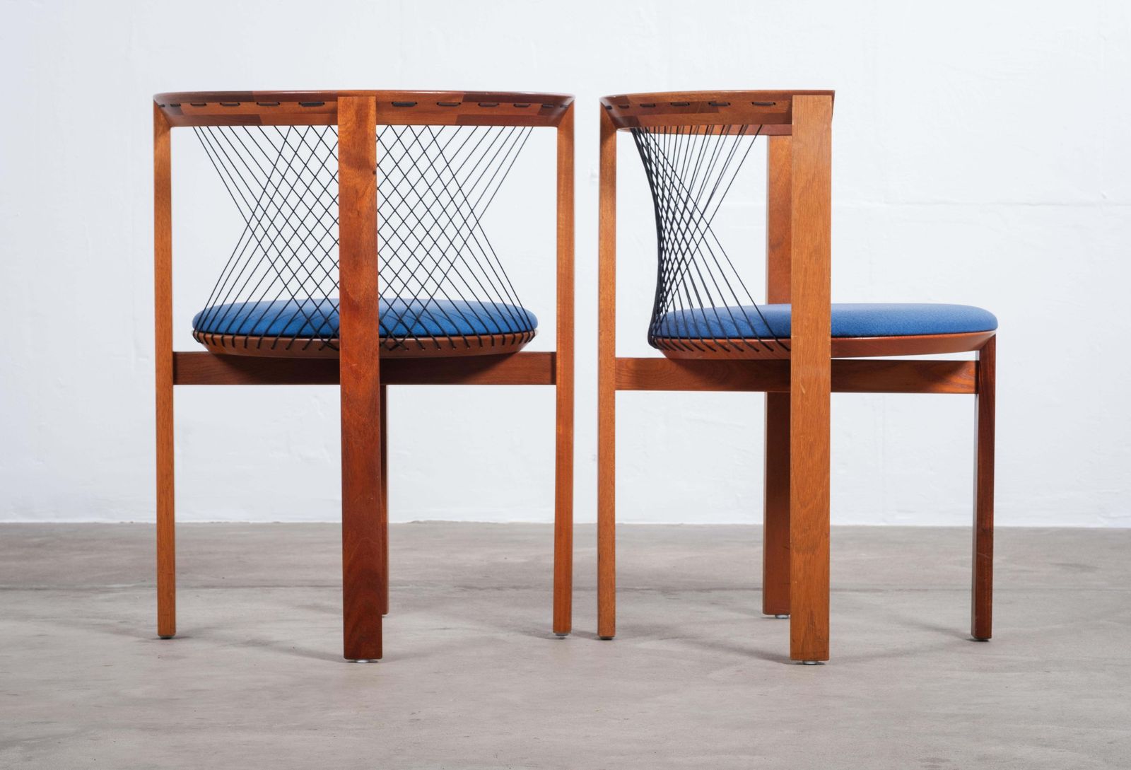 "String" Eetkamerstoelen Van Niels Jørgen Haugesen Voor Tranekær, Denemarken, Jaren 1980 photo vintage