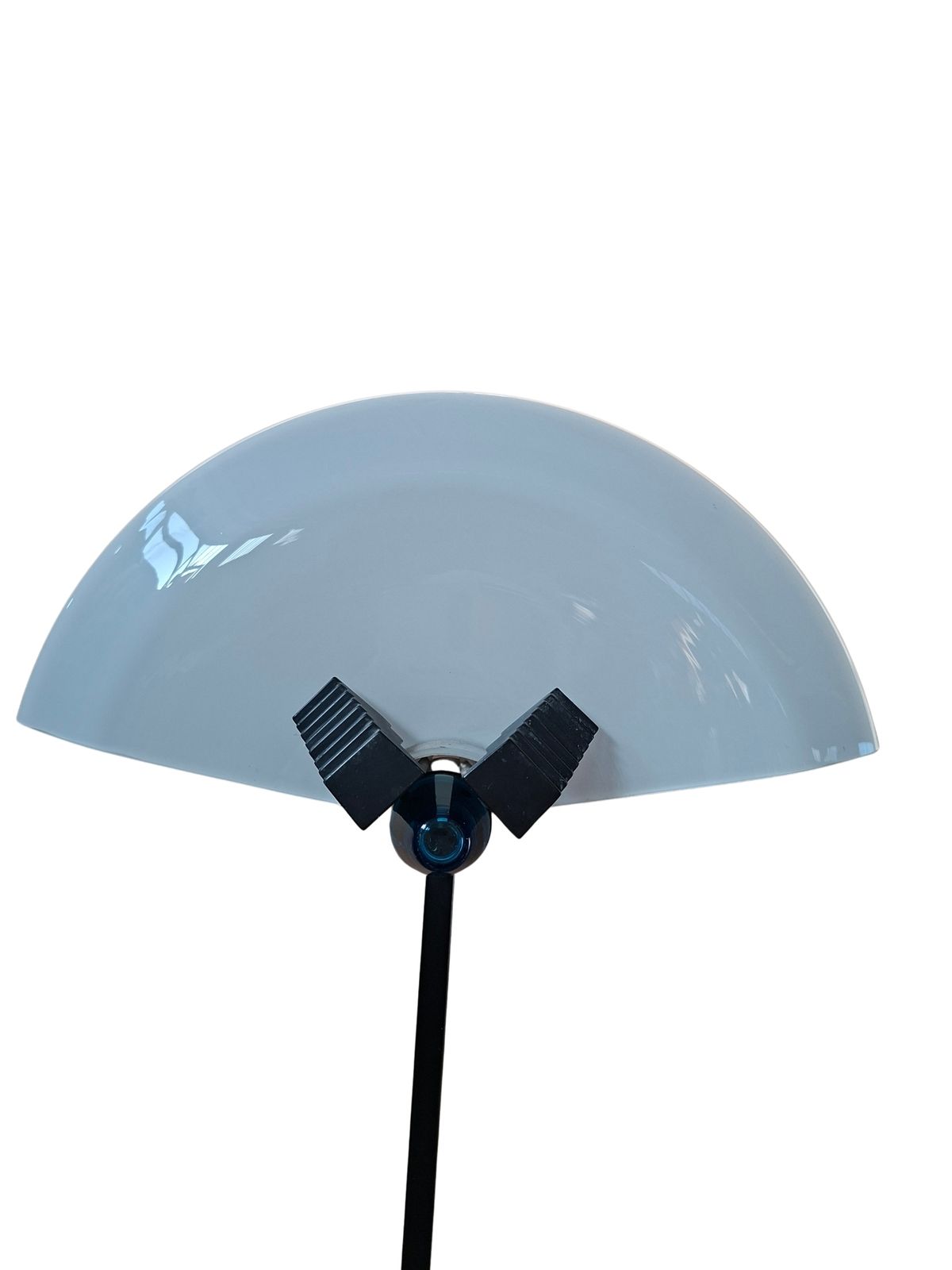 Lampada Da Terra Anni 70 In Ferro E Vetro Di Murano Design Industriale photo vintage