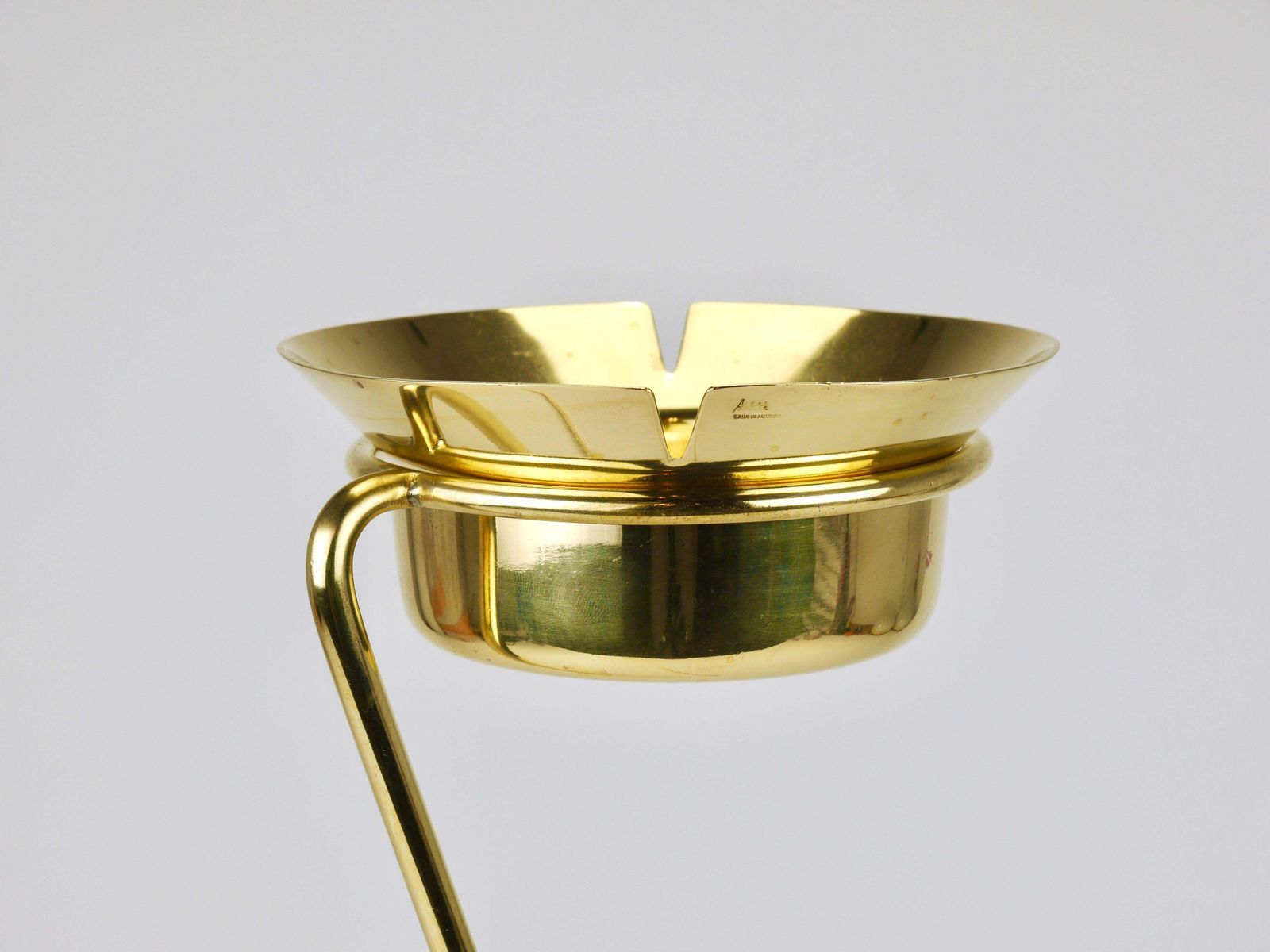 photo for sale Rare Carl Auböck Brass Standing Floor Ashtray, Smoking Stand, Austria, 1950s