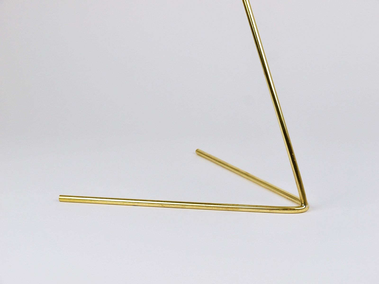 photo buy Rare Carl Auböck Brass Standing Floor Ashtray, Smoking Stand, Austria, 1950s
