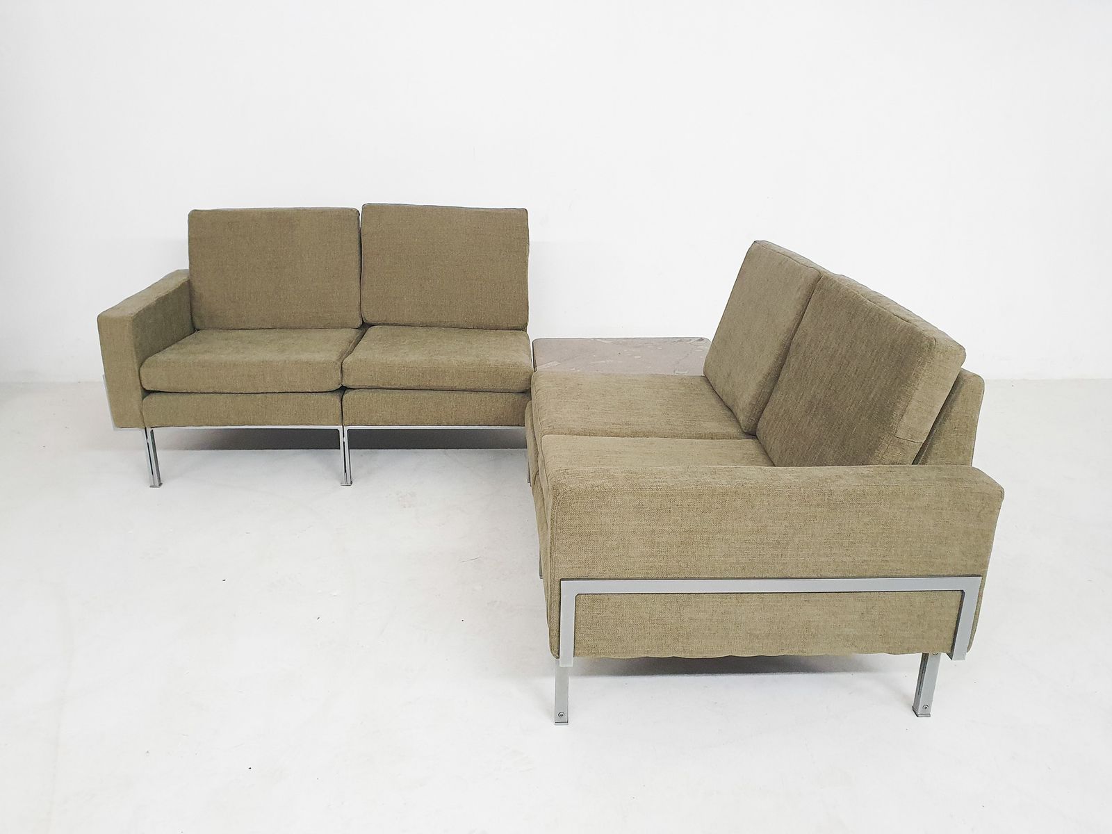 Modulaire 4 Zitsbank, Toegeschreven Aan Florence Knoll, Duitsland, Ca. Jaren 1960 photo Meubels