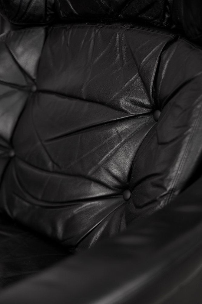Furniture Mid Century Scandinavian Modern Swivel Lounge Chair From Selig Imperial, 1970s photo