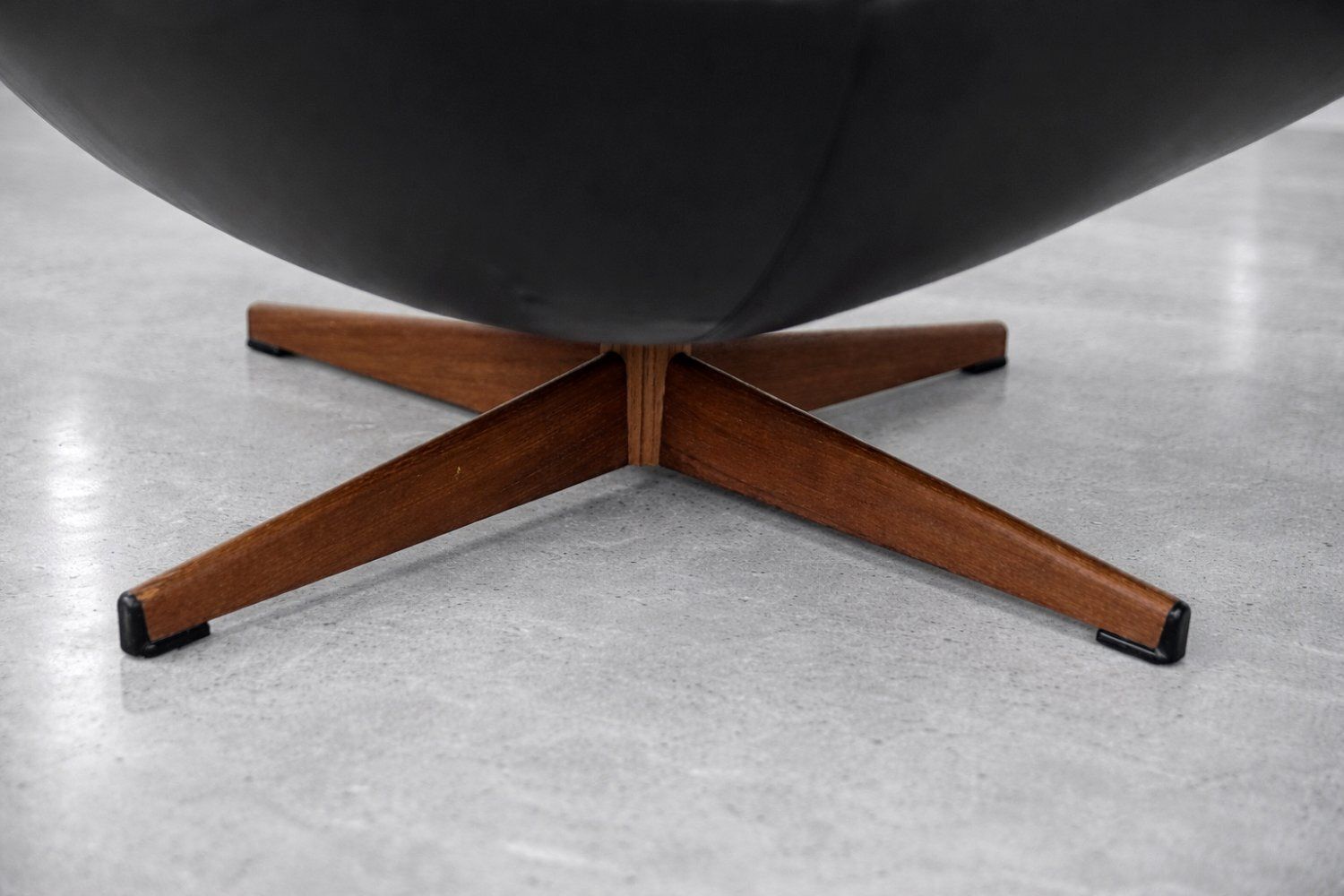 photo vintage Mid Century Scandinavian Modern Swivel Lounge Chair From Selig Imperial, 1970s