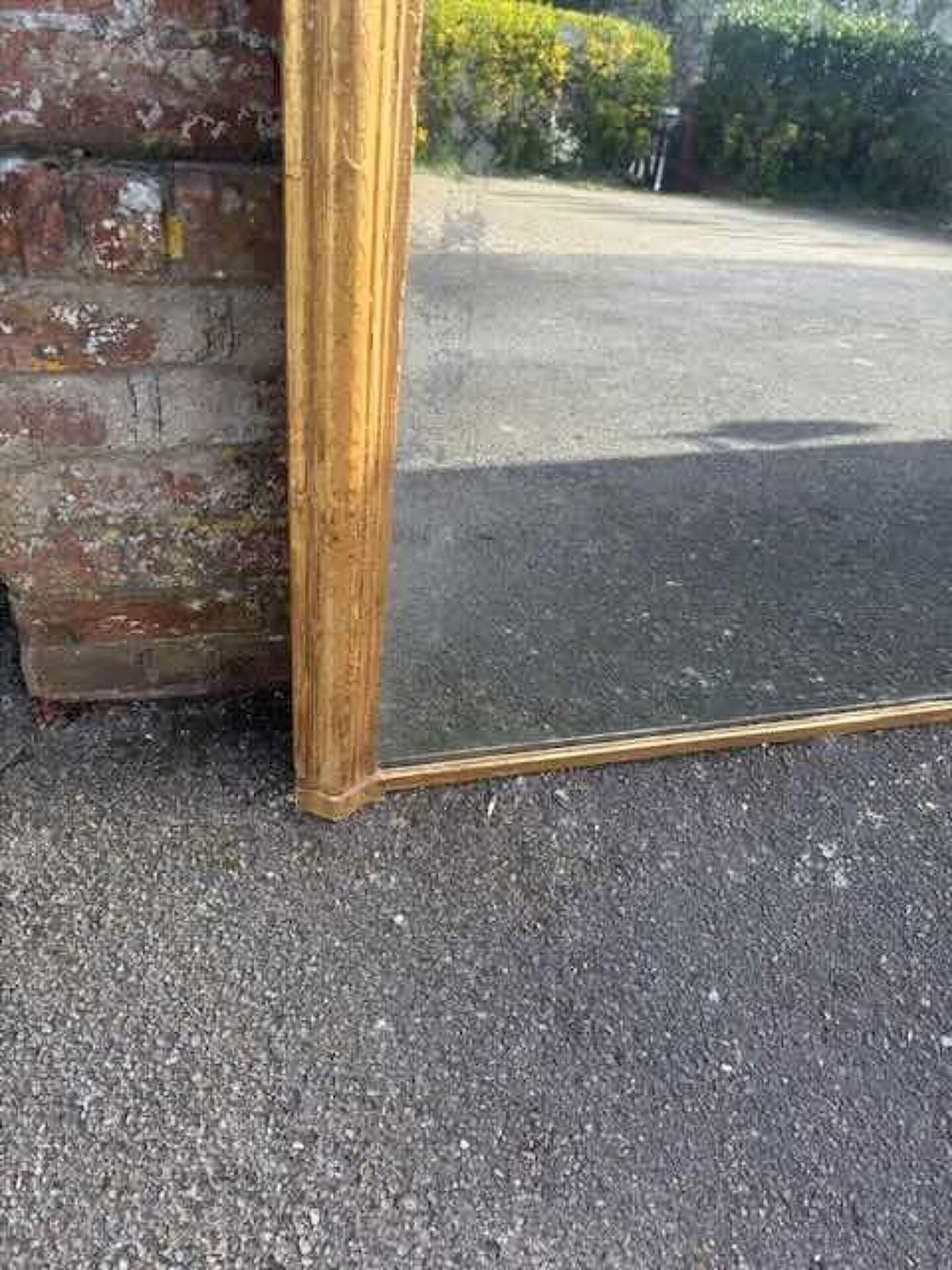 A Superb Large Antique 19th Century Carved Wood & Gesso Gilt Overmantle photo 1995.0