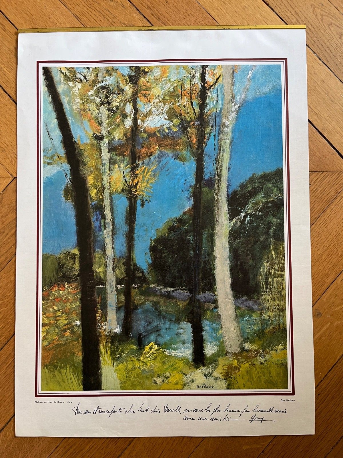 Guy Bardone 1979 Calendar Signed Autographed 6 Reproductions