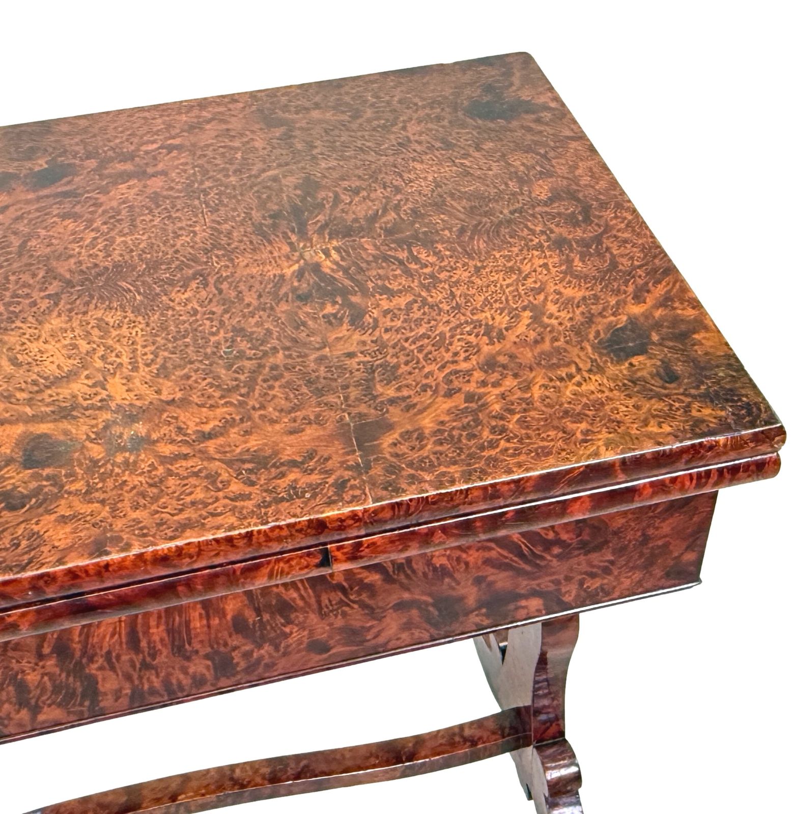 19th Century Thuya Wood Card Games Table (England, Circa 1840) photo buy