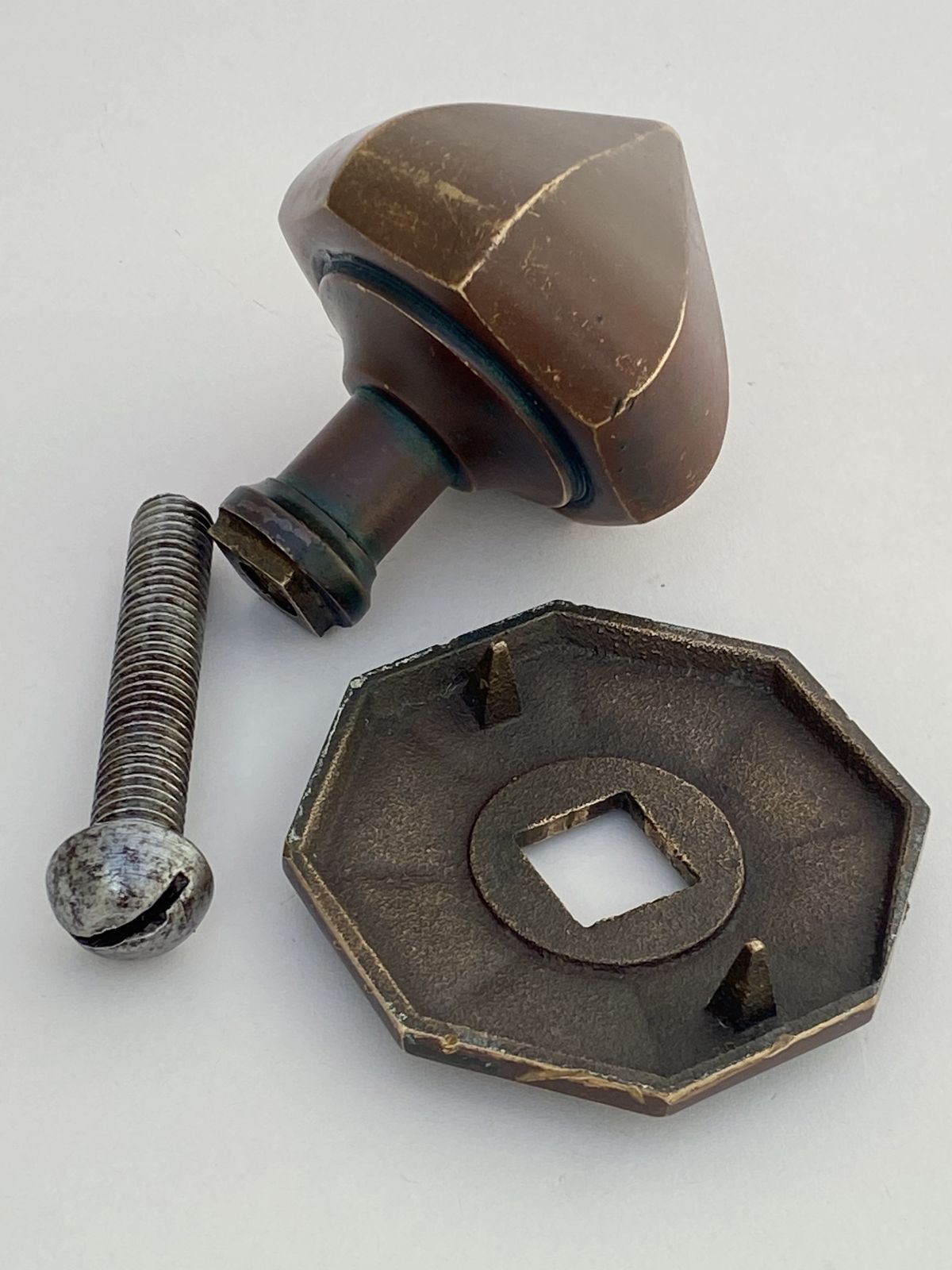 photo furniture 19th Century English Brass Front Door Center Pull