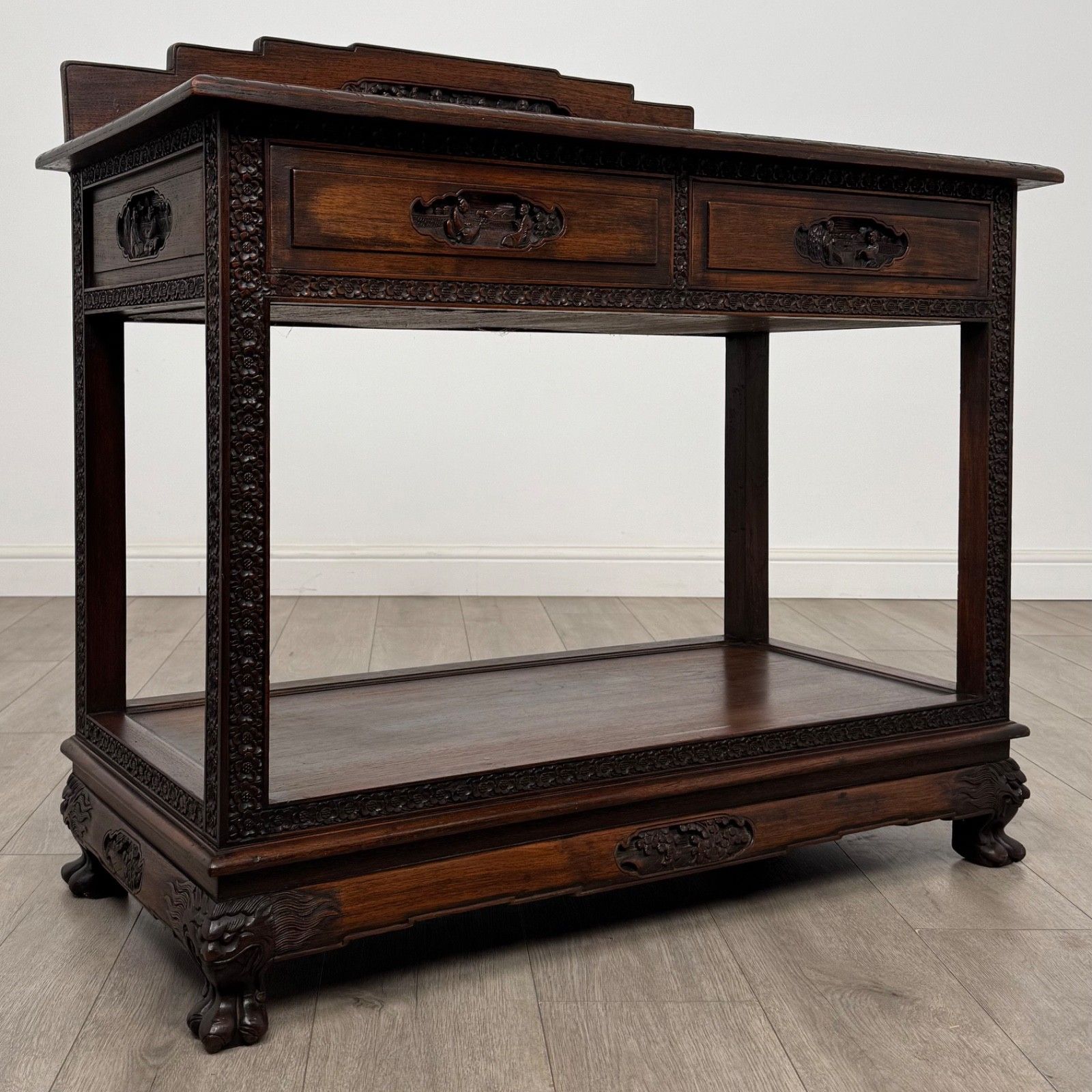 Antique 20th Century Fine Quality Chinese Cabinet In Rosewood ( Af 5258 ) photo vintage