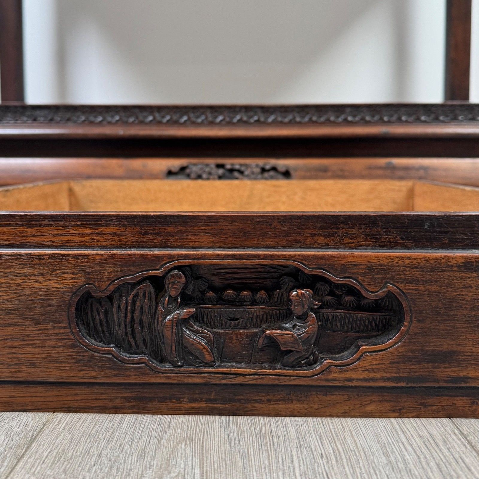 Furniture Antique 20th Century Fine Quality Chinese Cabinet In Rosewood ( Af 5258 ) photo