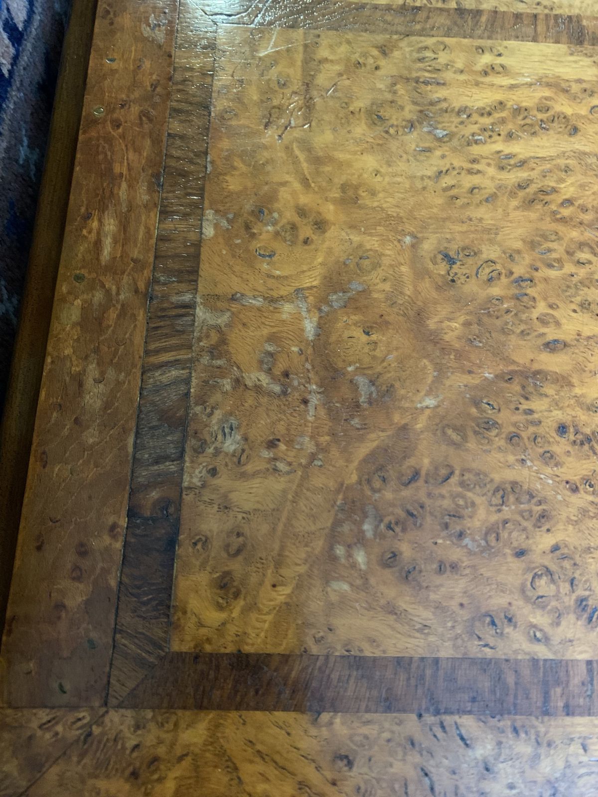5 Draw Burr Walnut Small Chest photo Furniture