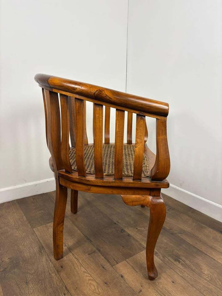 photo buy Antique Style Hardwood Bergère Chair