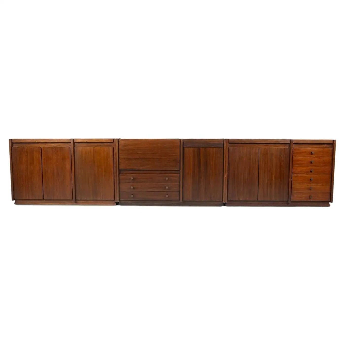 Mid Century Modern Wooden Sideboard, Tecno Borsani, Italy, 1960s photo furniture