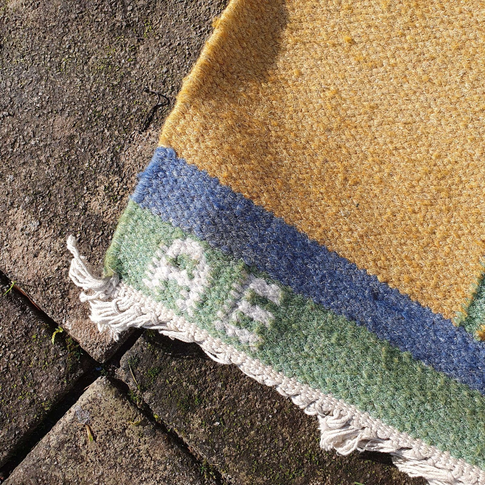 photo furniture A Vintage Traditional Swedish Flatweave Rollakan Rug. 1960s