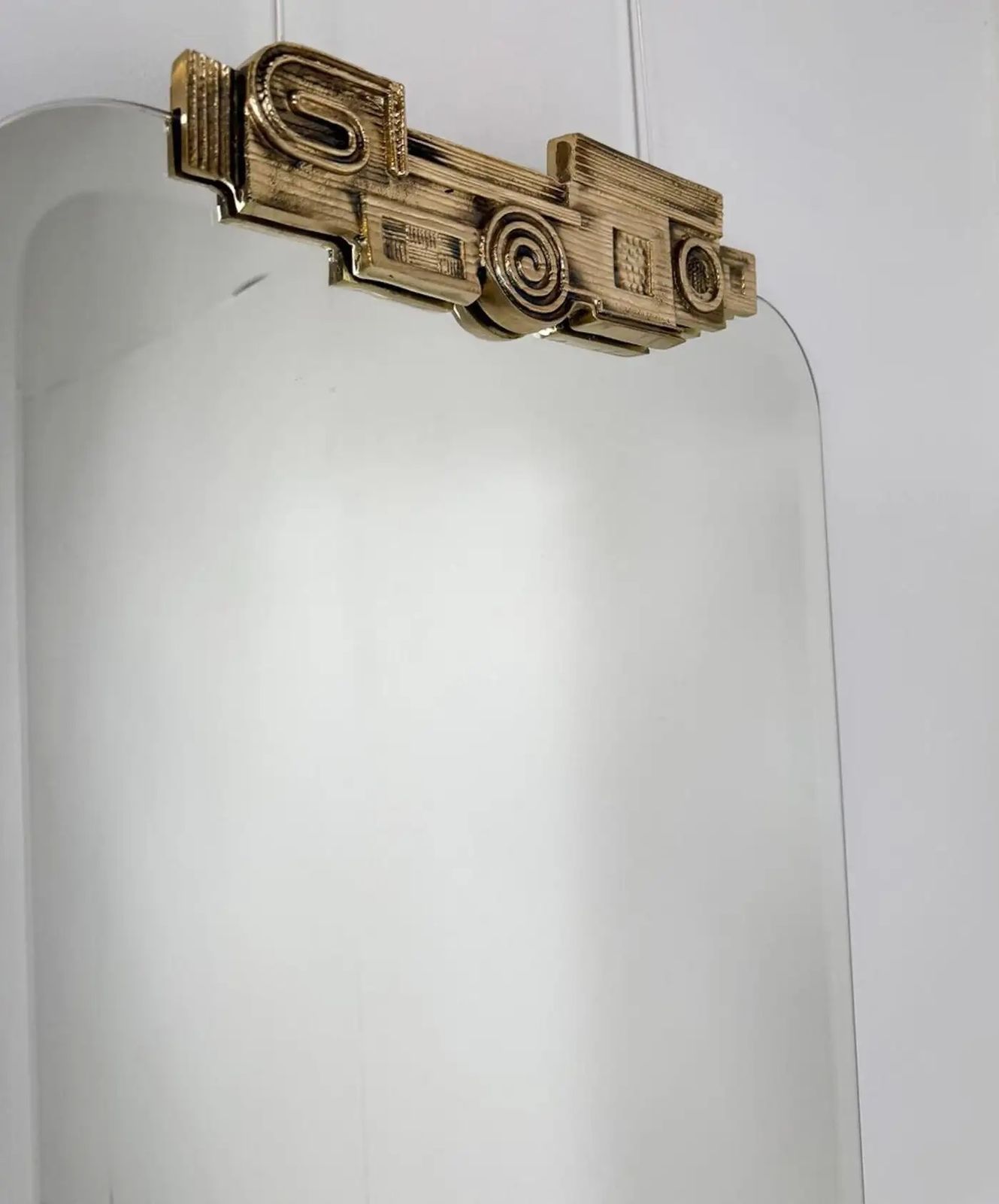 Italian Mirror In The Style Of Luciano Frigerio – 1960s photo furniture