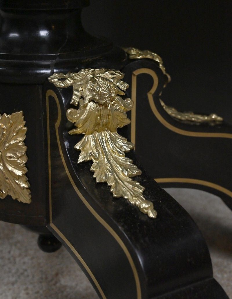 photo buy Violin Shaped Table In Boulle Marquetry, Napoleon III Period – Mid 19th Century