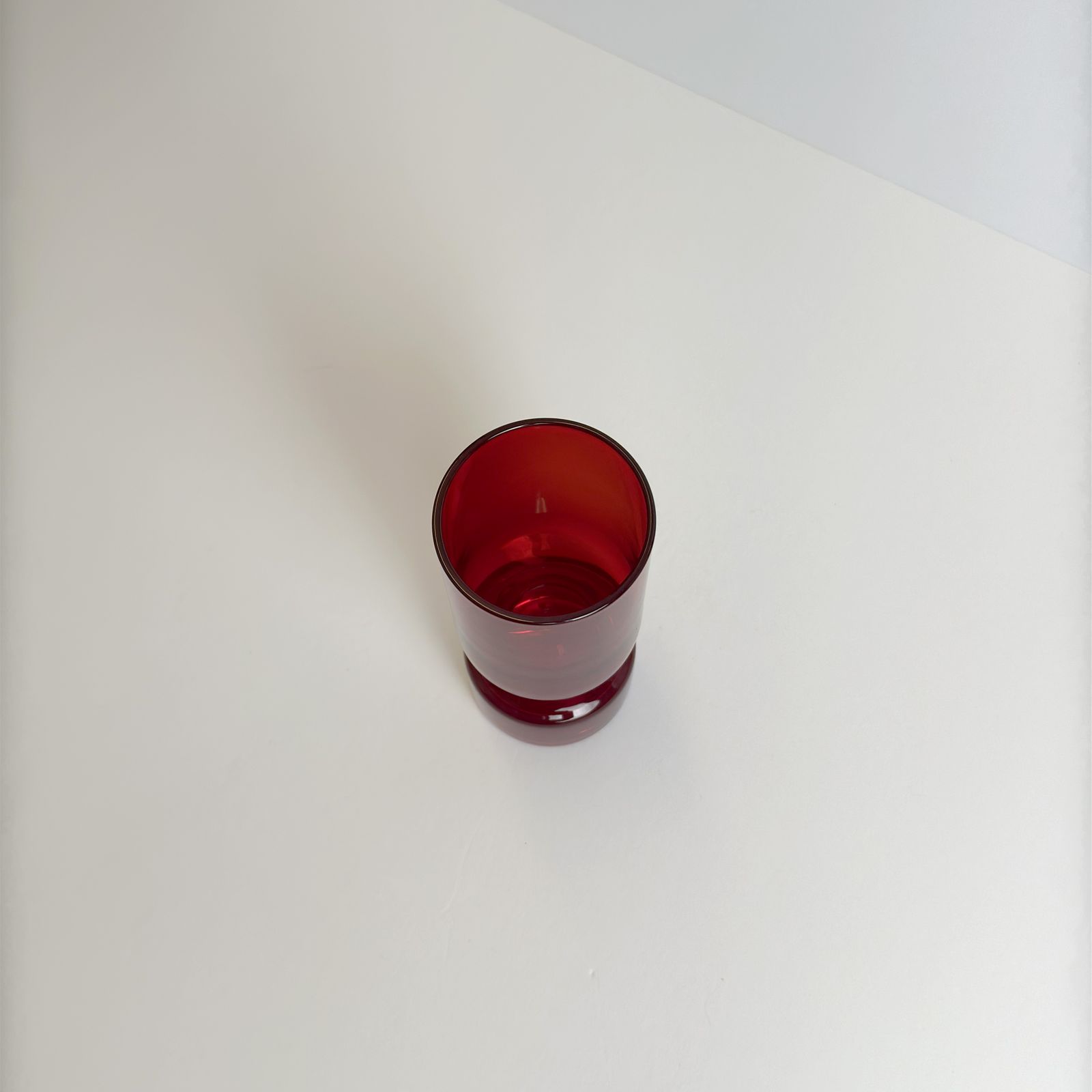 Mid Century Modern Red Cased Glass Vase By Alsterfors, Sweden, 1960s photo 200.0