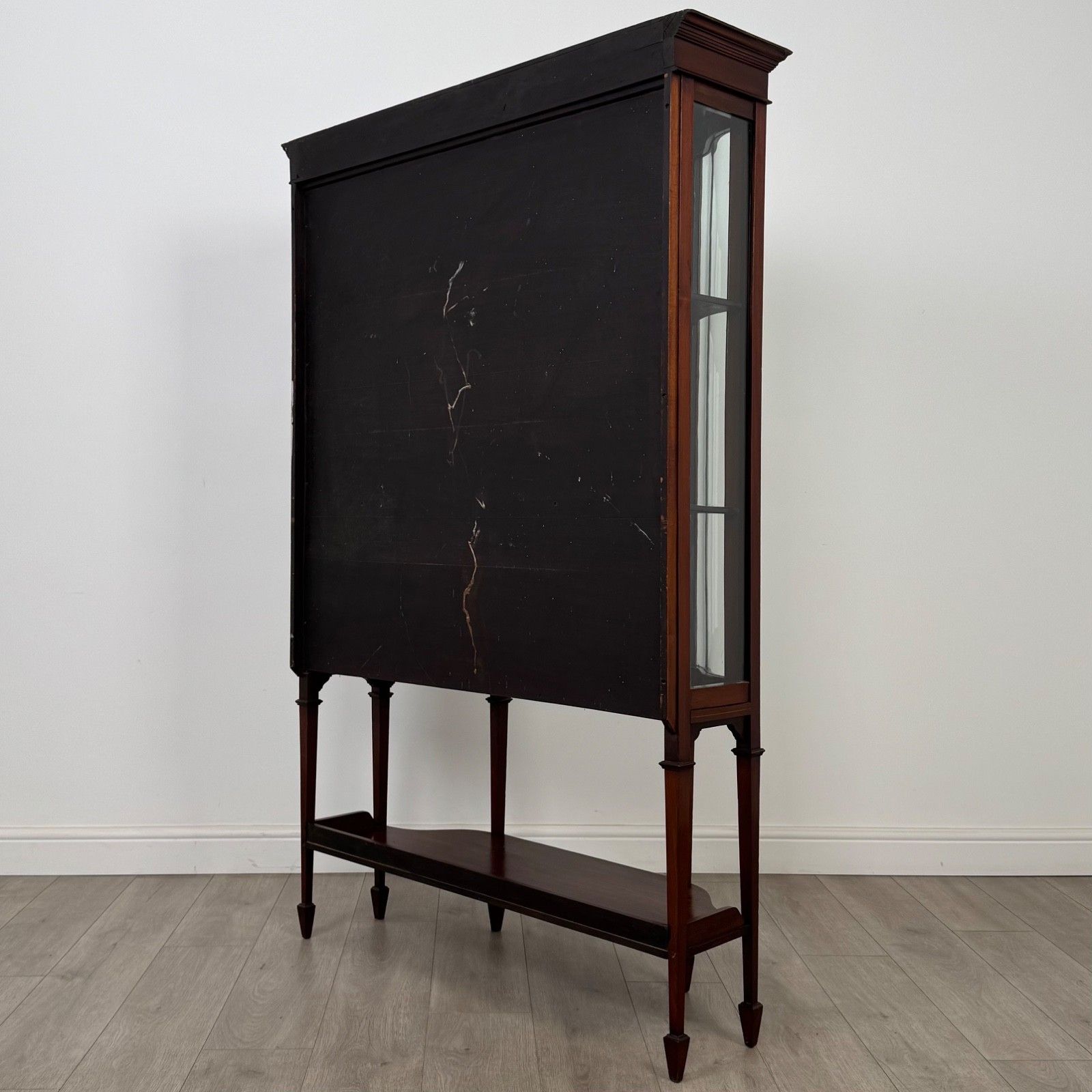 Antique 20th Century Edwardian Display Cabinet In Mahogany ( Af 5273 ) photo buy
