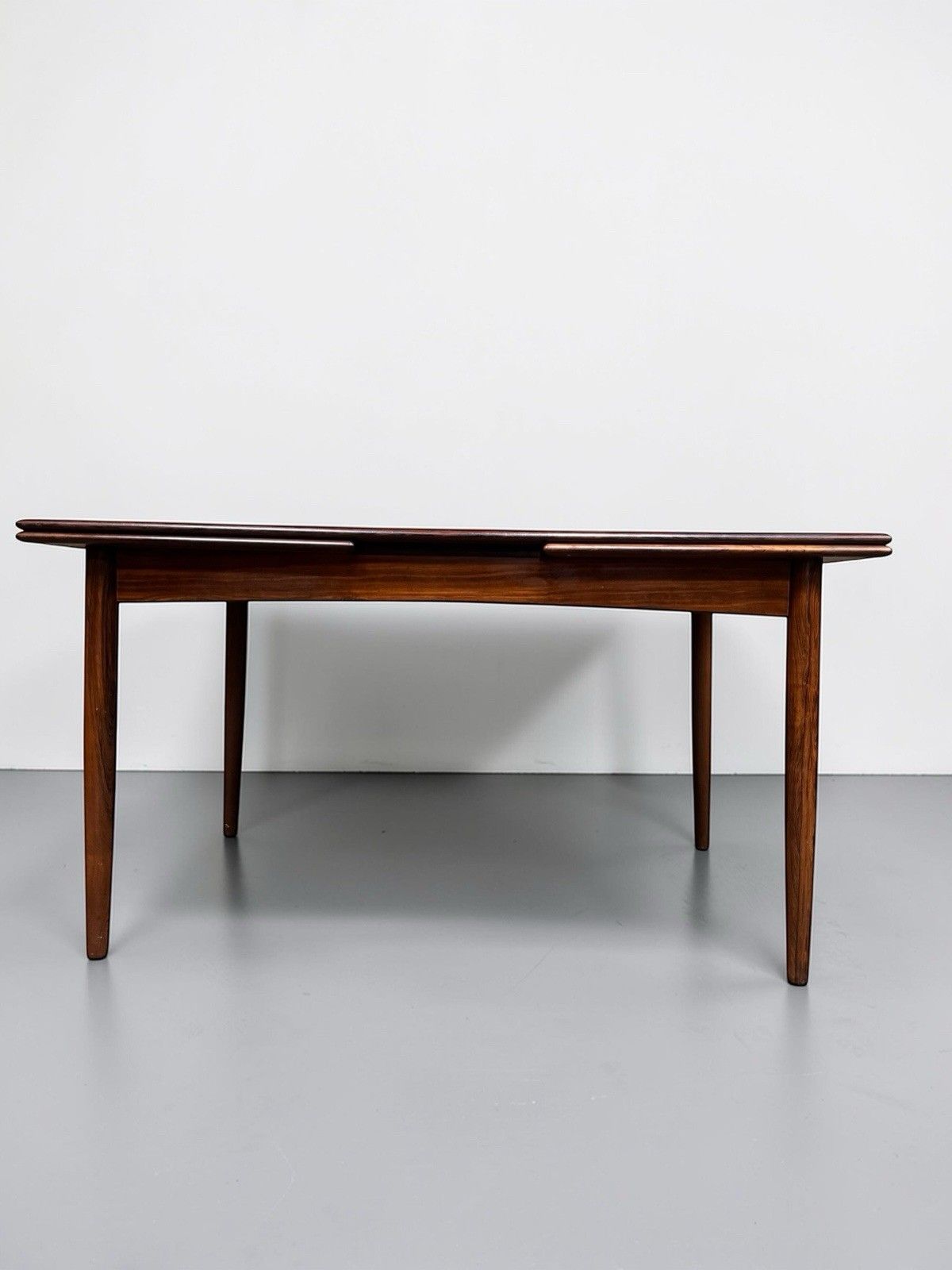 photo buy Danish Knud Nielson Rosewood Extending Dining Table Draw Leaf Superior Quality
