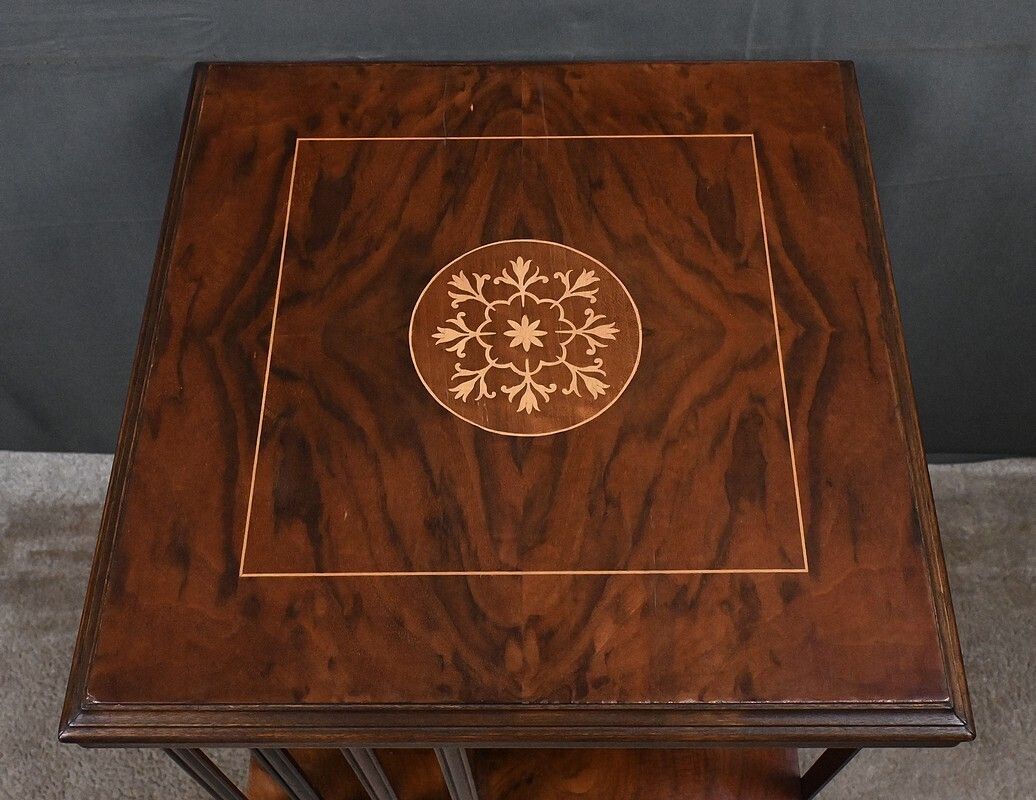Mahogany Revolving Bookshelf, England – Mid 20th Century photo Furniture
